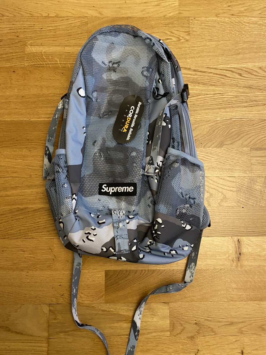 Supreme Backpack popular Blue Chocolate Chip Camo (SS20)