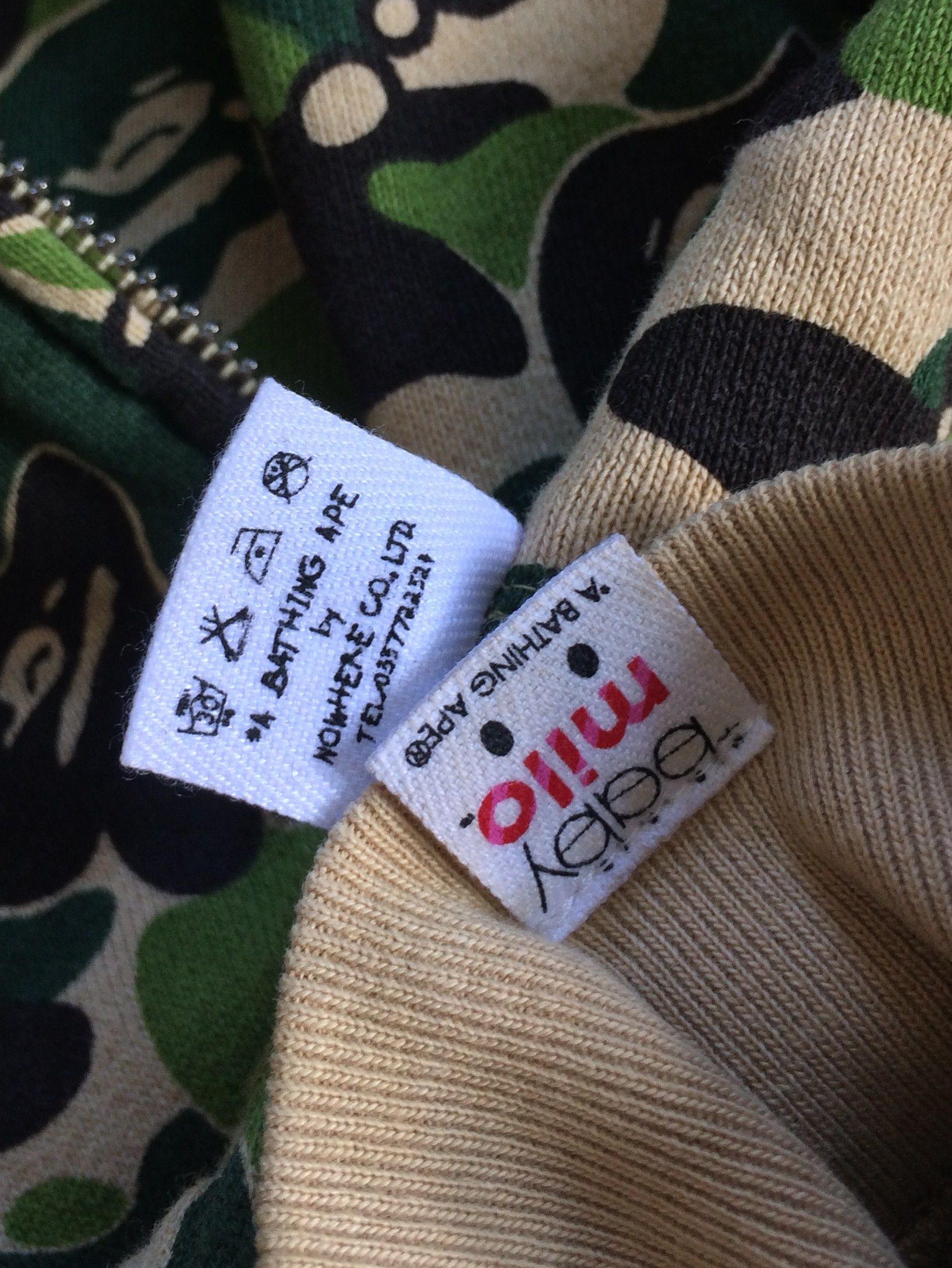 OG bape baby outlet milo sweater