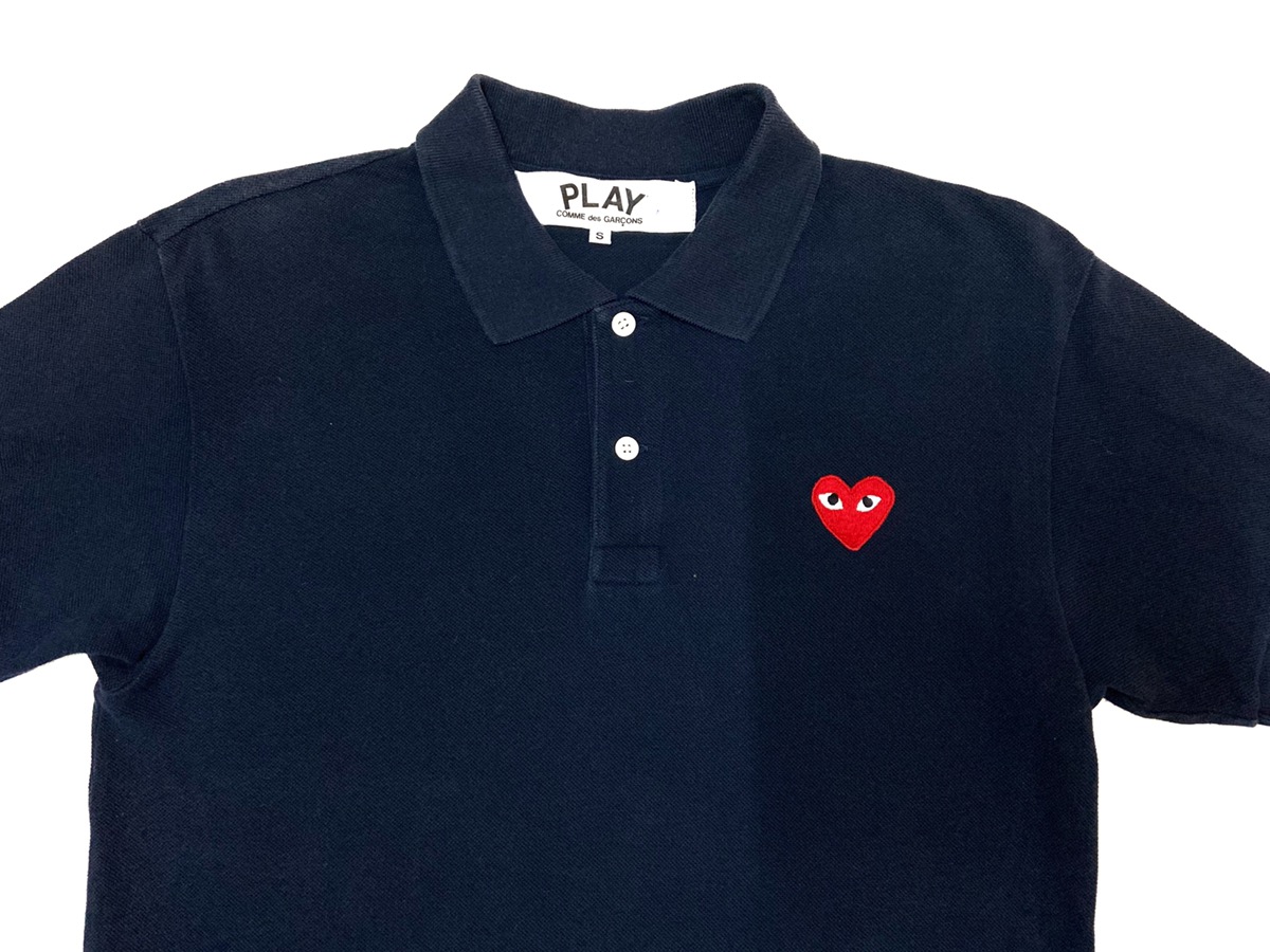 Comme Des Garçons COMME DES GARCONS PLAY COLOR BLACK MADE IN Comme Des Garçons COMME DES GARCONS PLAY COLOR BLACK MADE IN