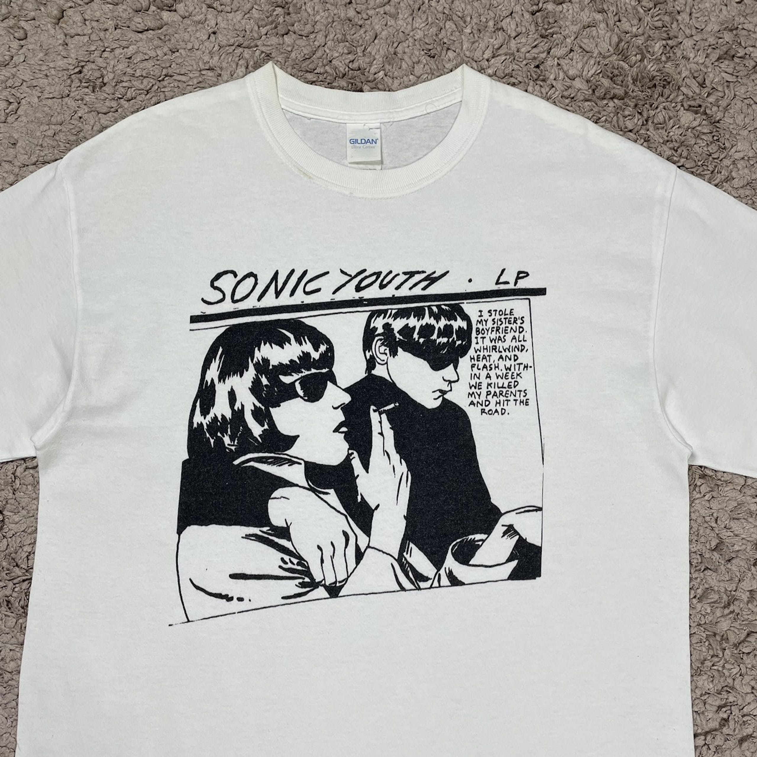 Y2K Sonic Youth LP Tシャツ ビンテージ Y2K Sonic Youth LP Tシャツ ビンテージ Y2K Sonic Youth LP T