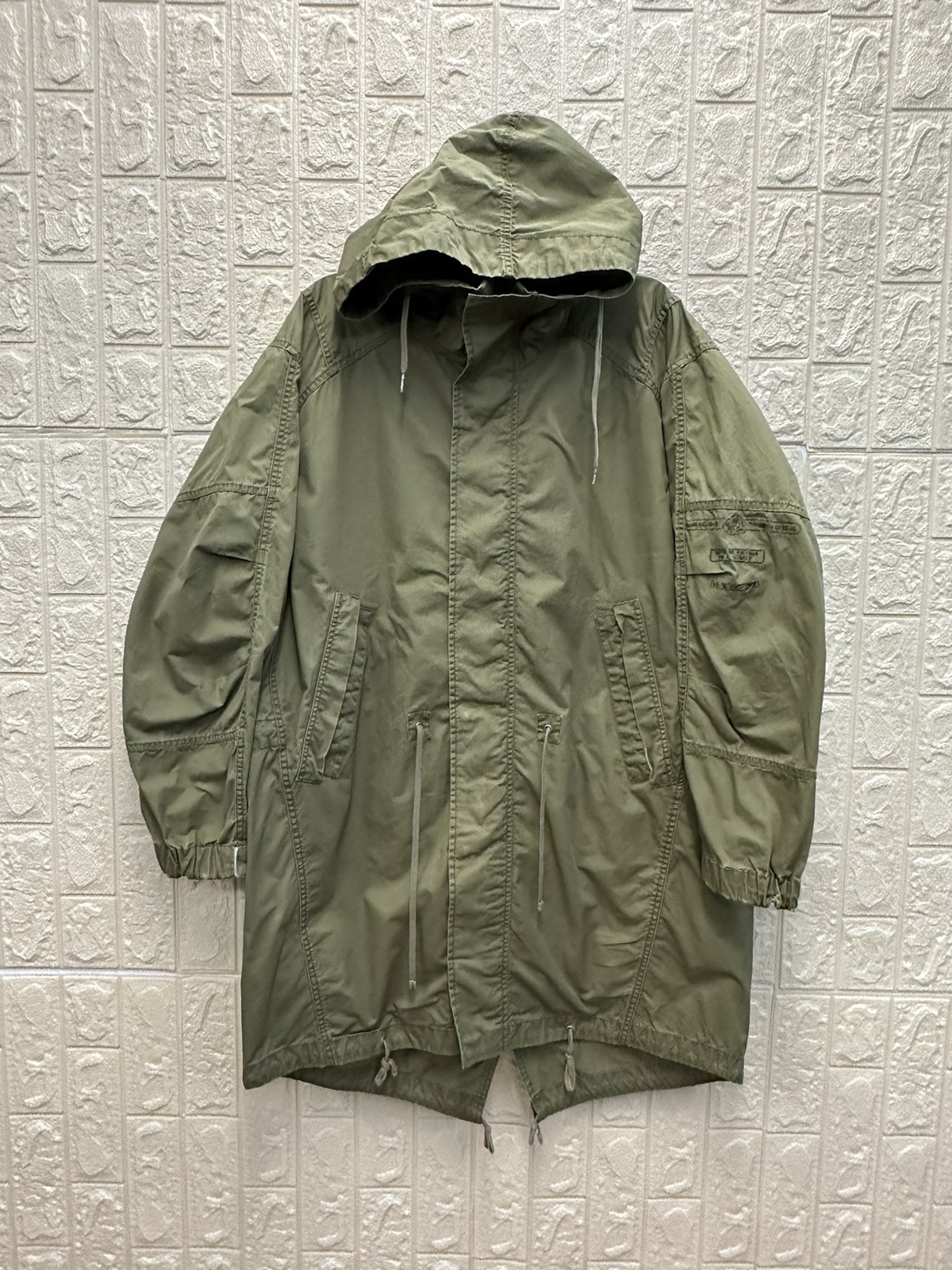 Diesel DIESEL LONG PARKA JACKET-GR86 asbygarage_denim REVERSIBLE
