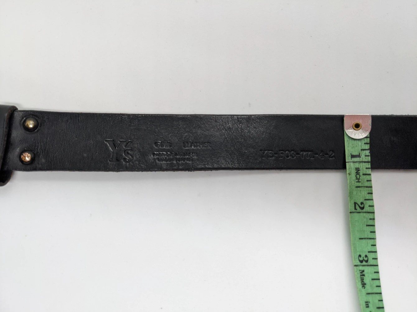 90s Y’s レザーベルト vintage Yohji Yamamoto Yohji Yamamoto Vintage Yohji Yamamoto leather belt