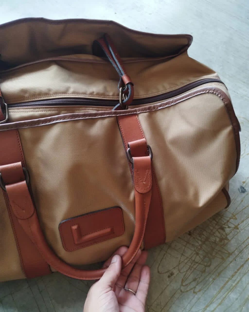 Lancel travel bag hotsell
