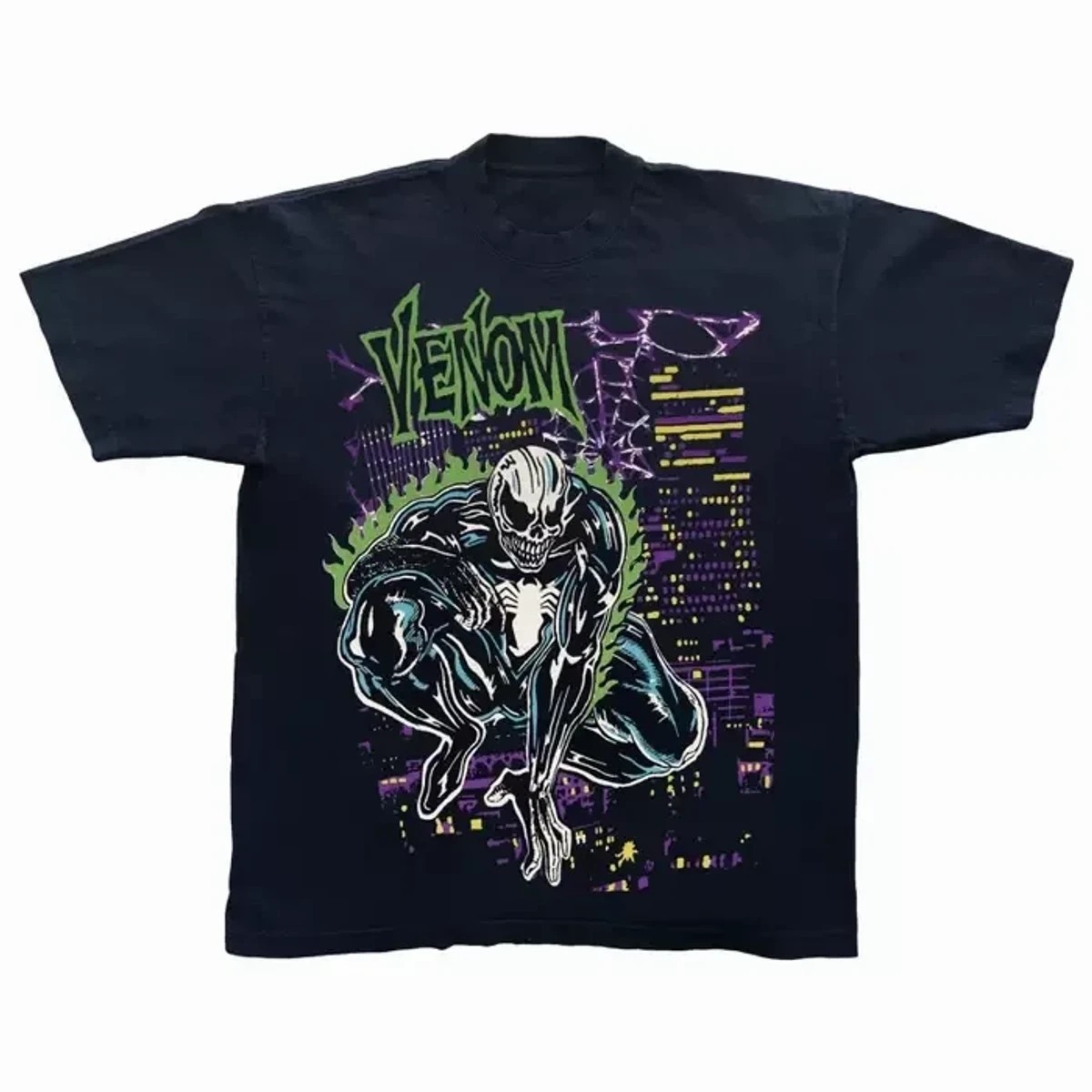 Other Designers Warren Lotas Venom City T Shirt eclat REVERSIBLE