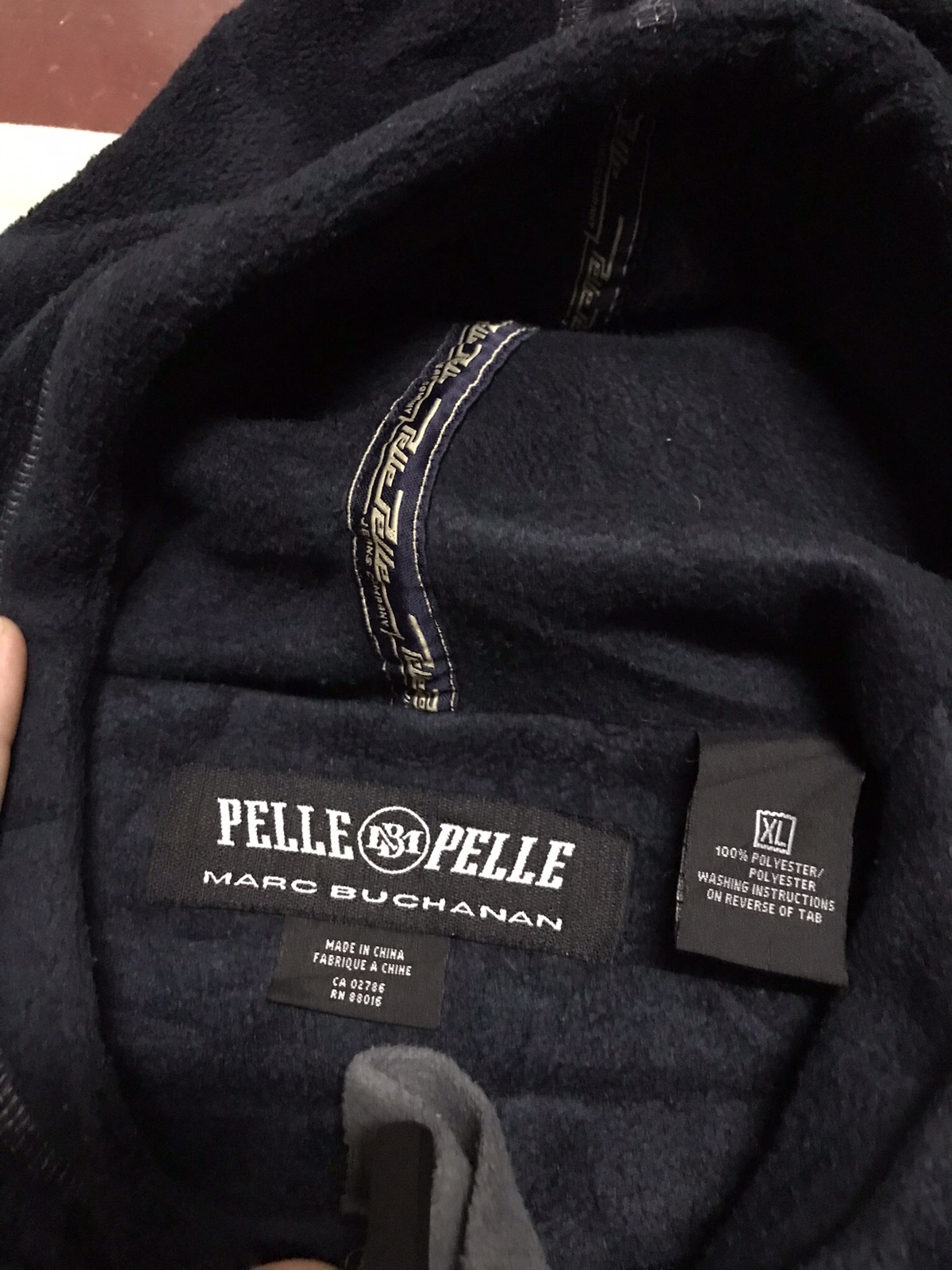 Other Designers Pelle Pelle - Pelle Pelle x Marc Buchanan Half Zip Fleece  Sweater Hoodie | weirdough | REVERSIBLE