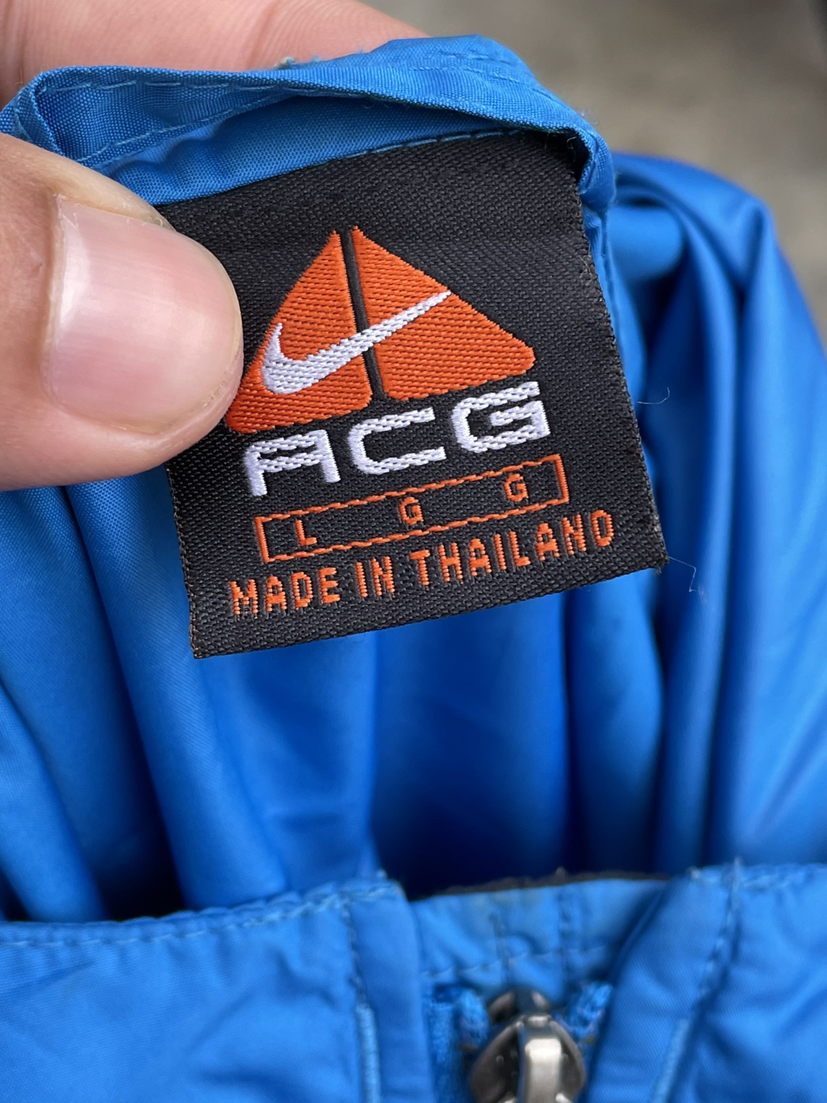 ジャケット・アウター NIKE ACG CLIMA-FIT Anorak Parker Nike ACG Clima-Fit Max Coat Mens Large 3 Layer Full Zip Gray