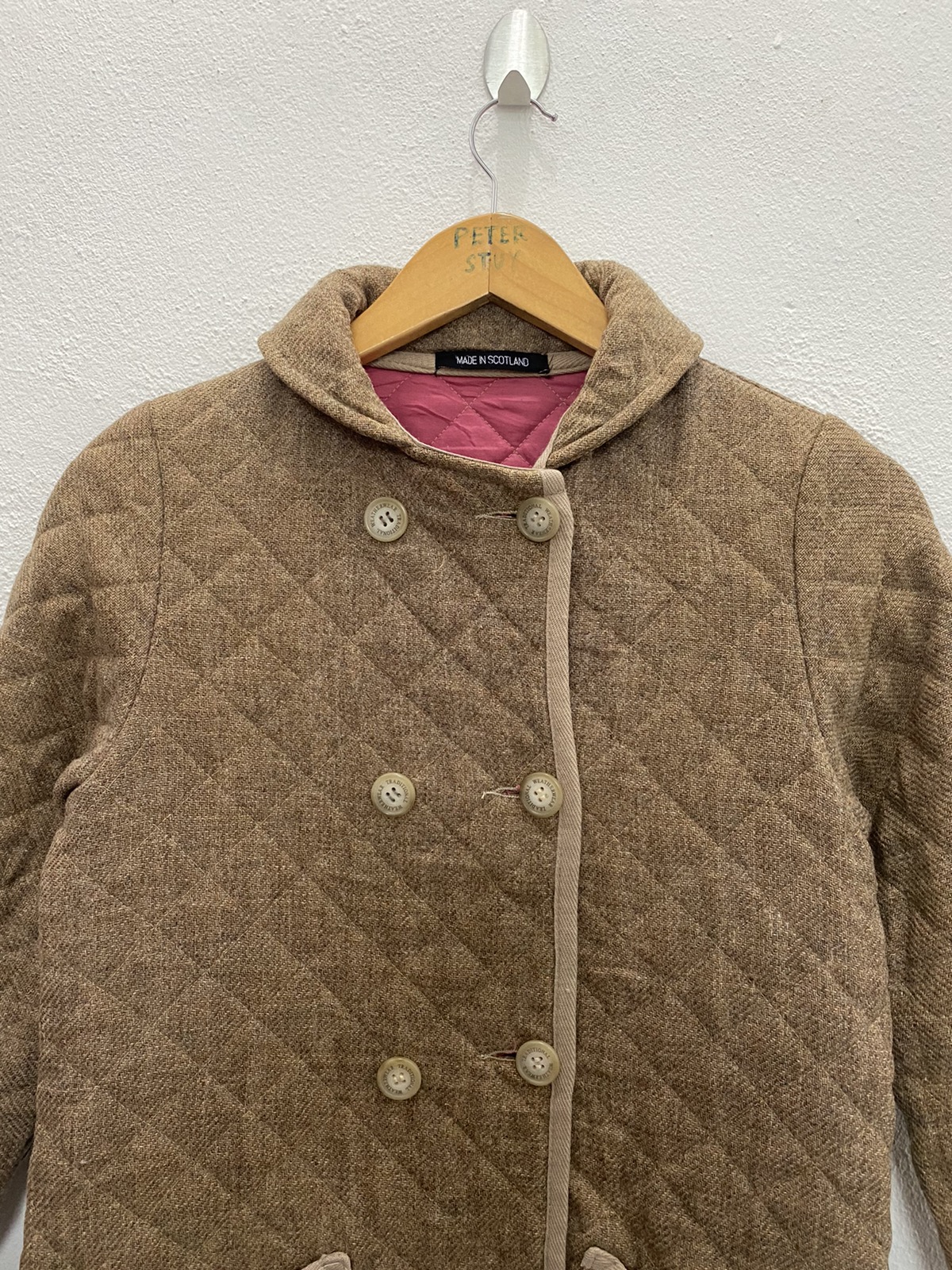 Other Designers Traditional Weatherwear - Traditional Weatherwear Wool  Quilted Button Jacket | peterstuy | REVERSIBLE