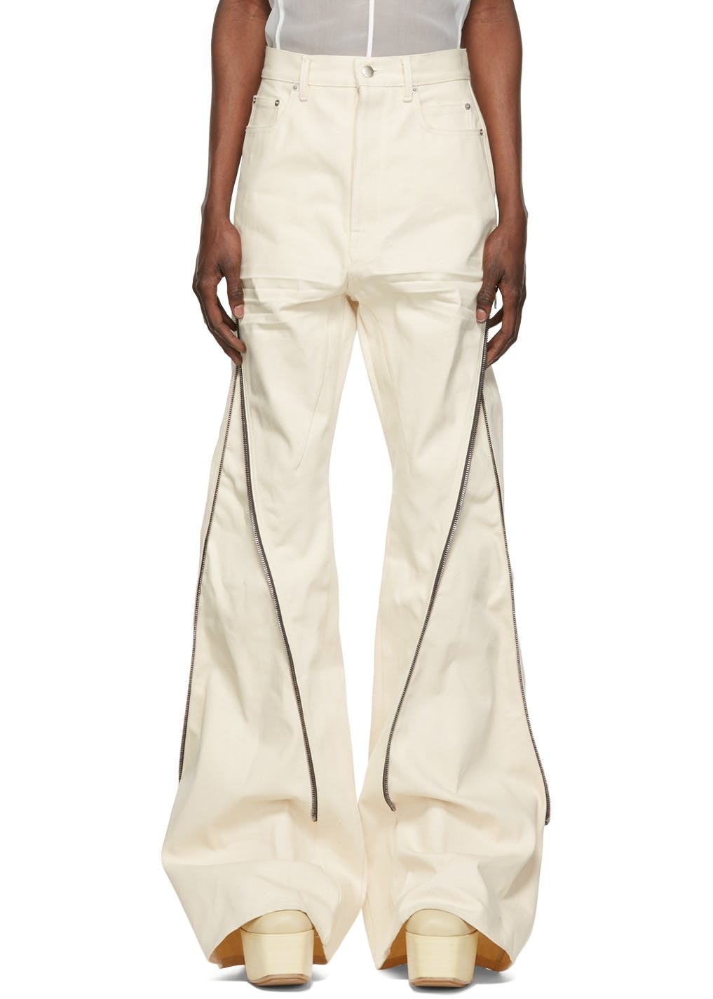 Rick Owens S/S22 Fogachine Bolan Banana Denim | tbfieulaine | REVERSIBLE