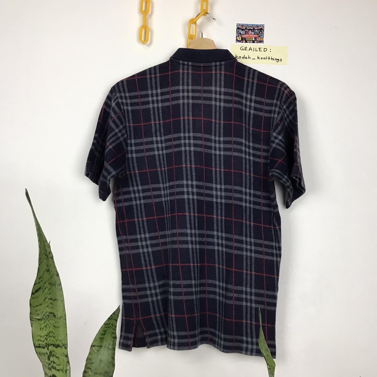 Other Designers Vintage - Vintage Burberry Nova Check Polo 