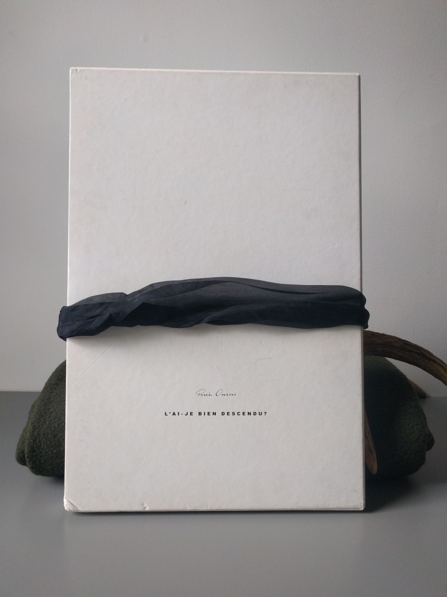 Rick Owens SIGNED l'ai je bien descendu | jonah | REVERSIBLE