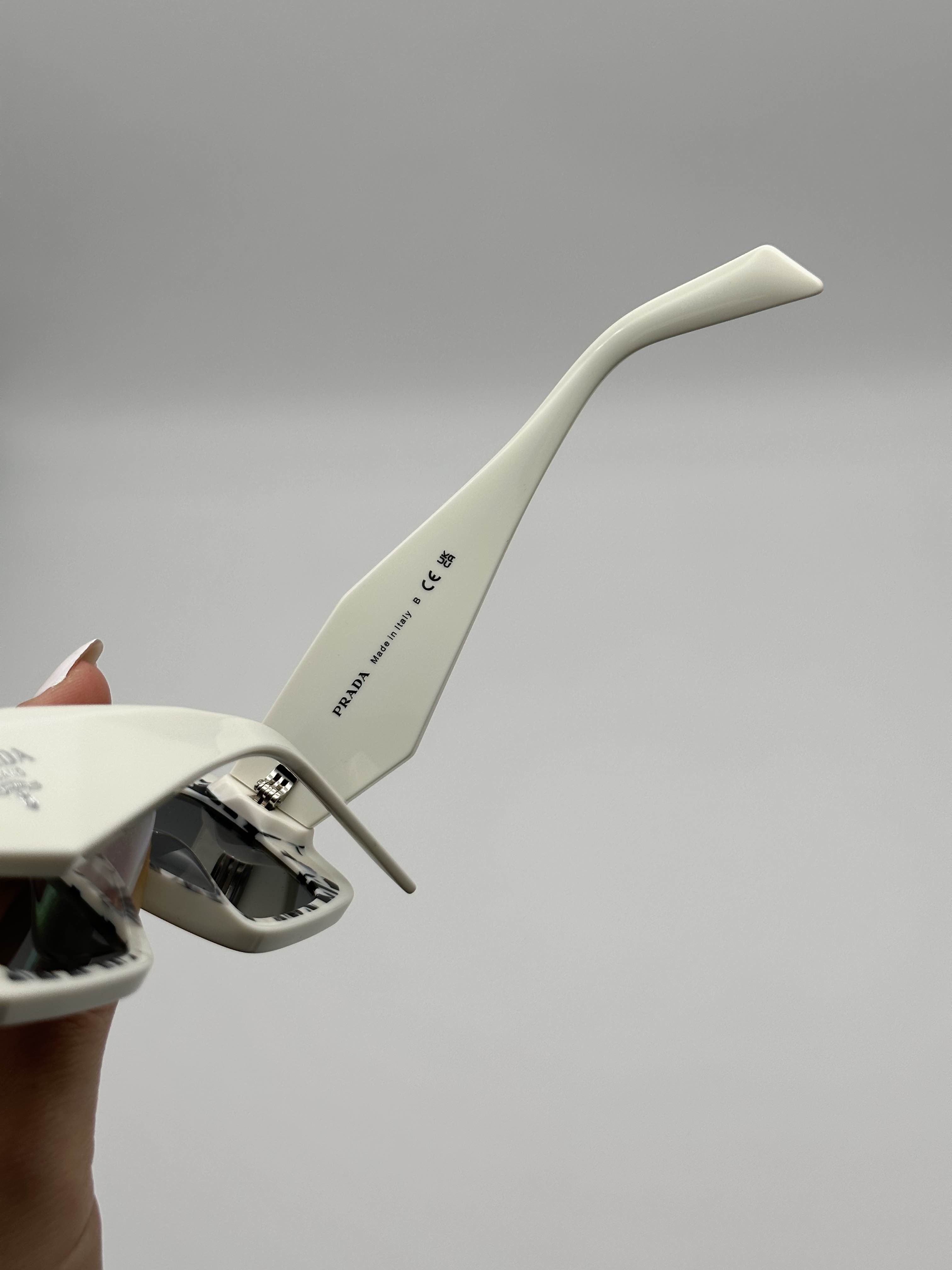 PRADA Sunglasses PR08YSF 02V5S0 White Havana Black Women NEW Prada BRAND NEW PRADA PR08YSF 02V5S0 White Havana Black  main image 4