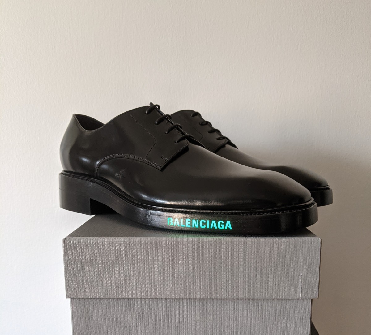 Balenciaga Light Up Dress Shoes Balenciaga Track LED Black Men's