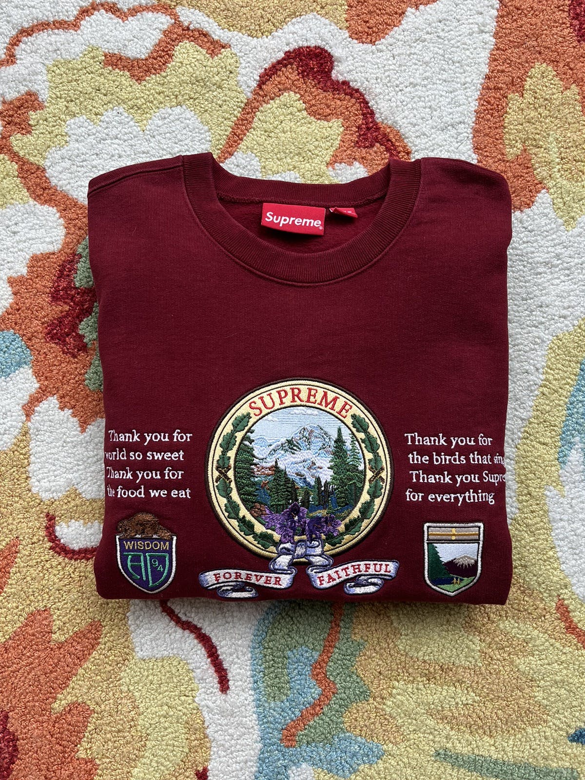 Supreme mountain crewneck online