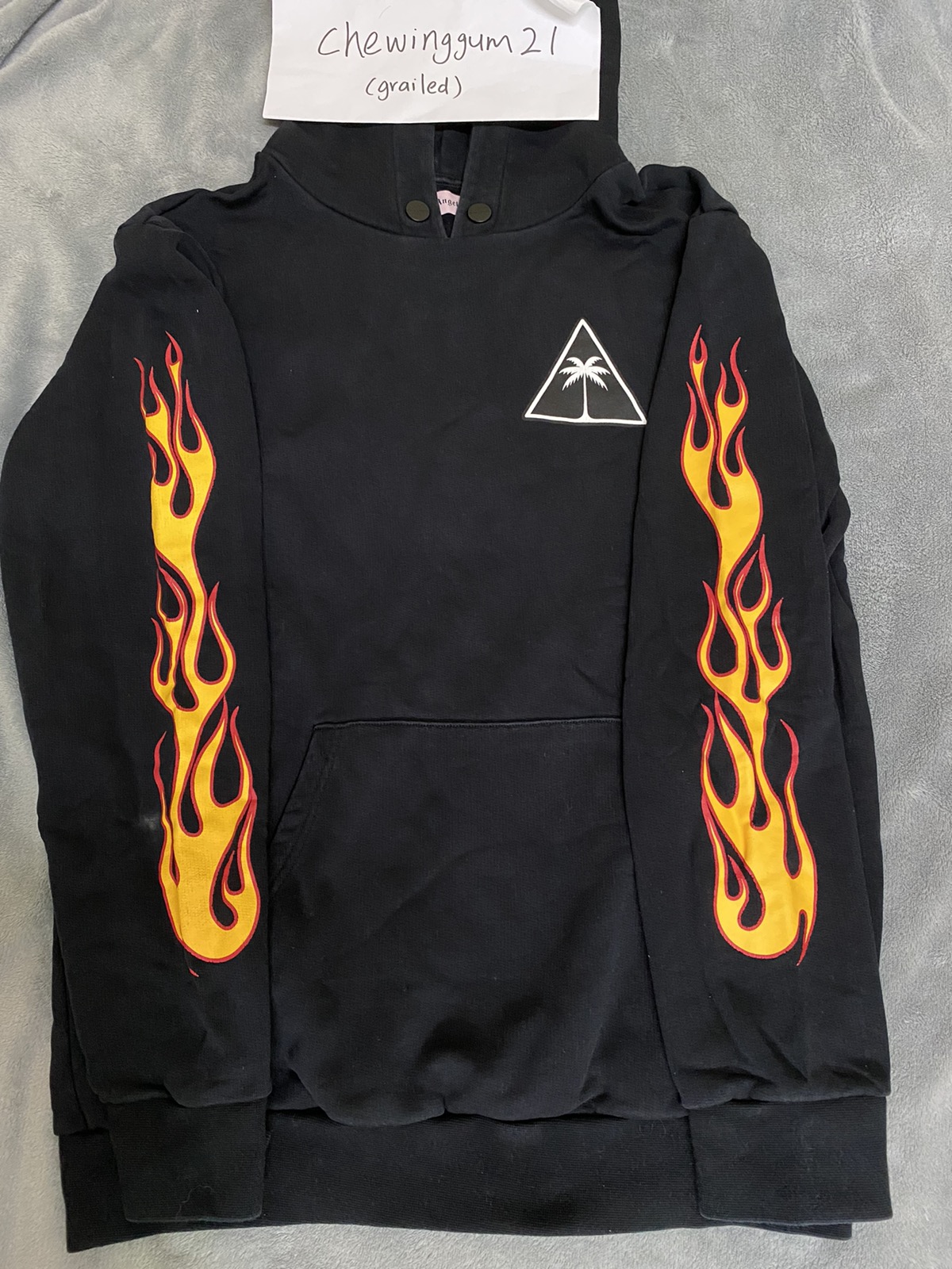 Palm Angels Palm Angels Icon Flame Coconut Sweatshirt Hoodie