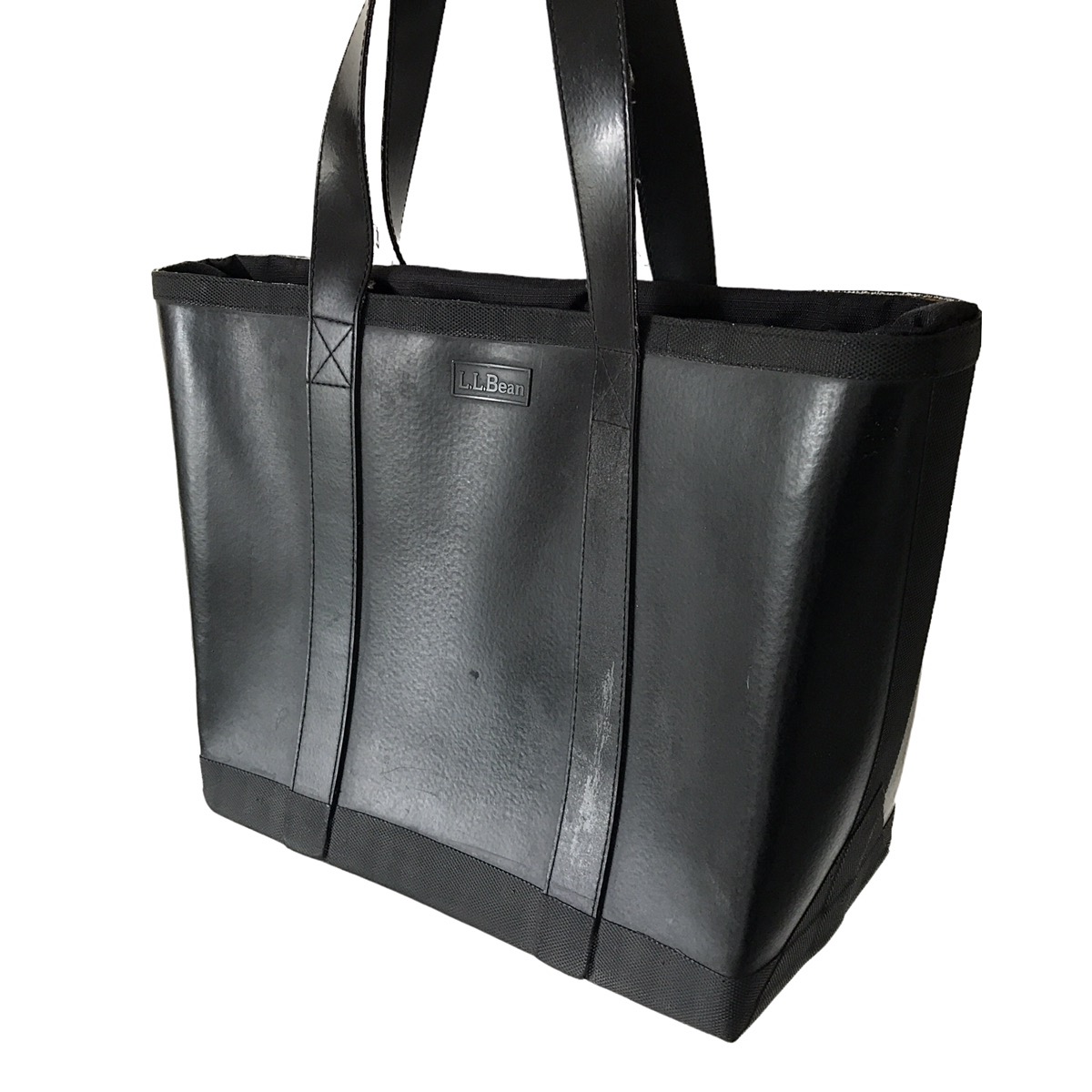 L.L. Bean on sale Black Leather Handbag