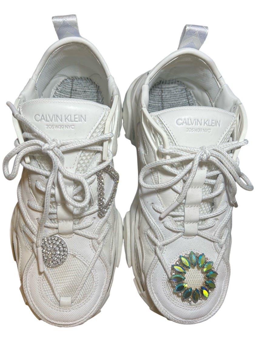 Other Designers Calvin Klein 205W39NYC Nappa Jeweled Strike 205 materialism REVERSIBLE