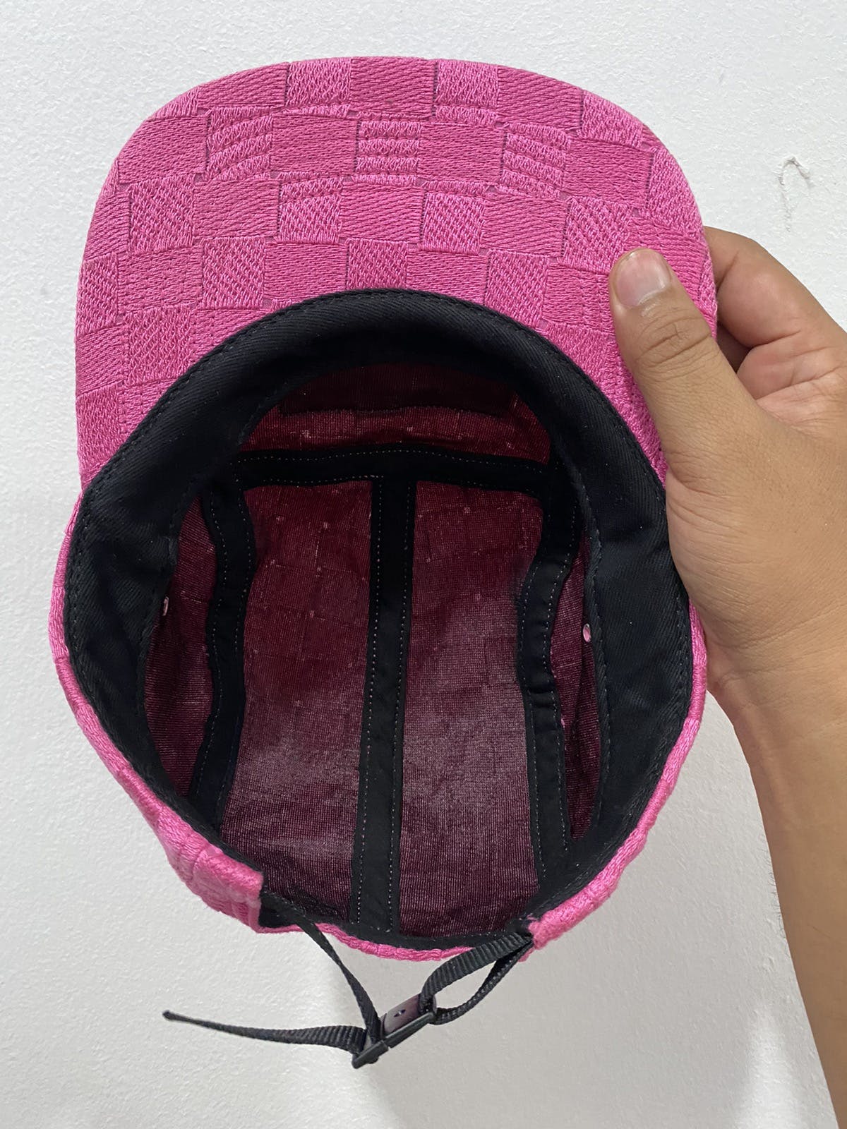 Supreme SS17 Supreme Checker Weave Camp Cap | welovepreshopmy