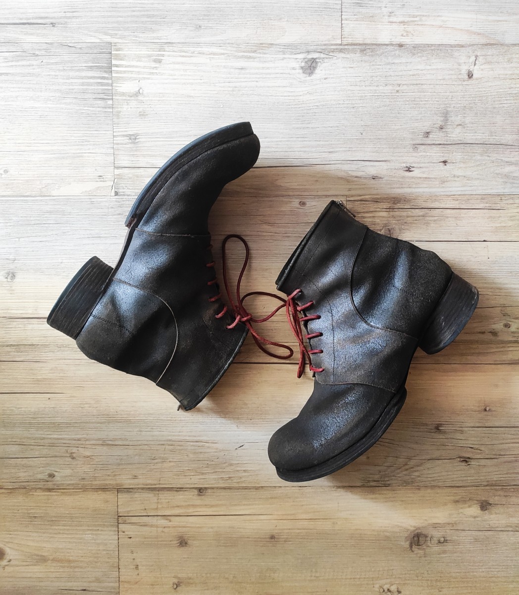 Devoa ARCHIVE! Horse leather boots.Like Guidi or A1923
