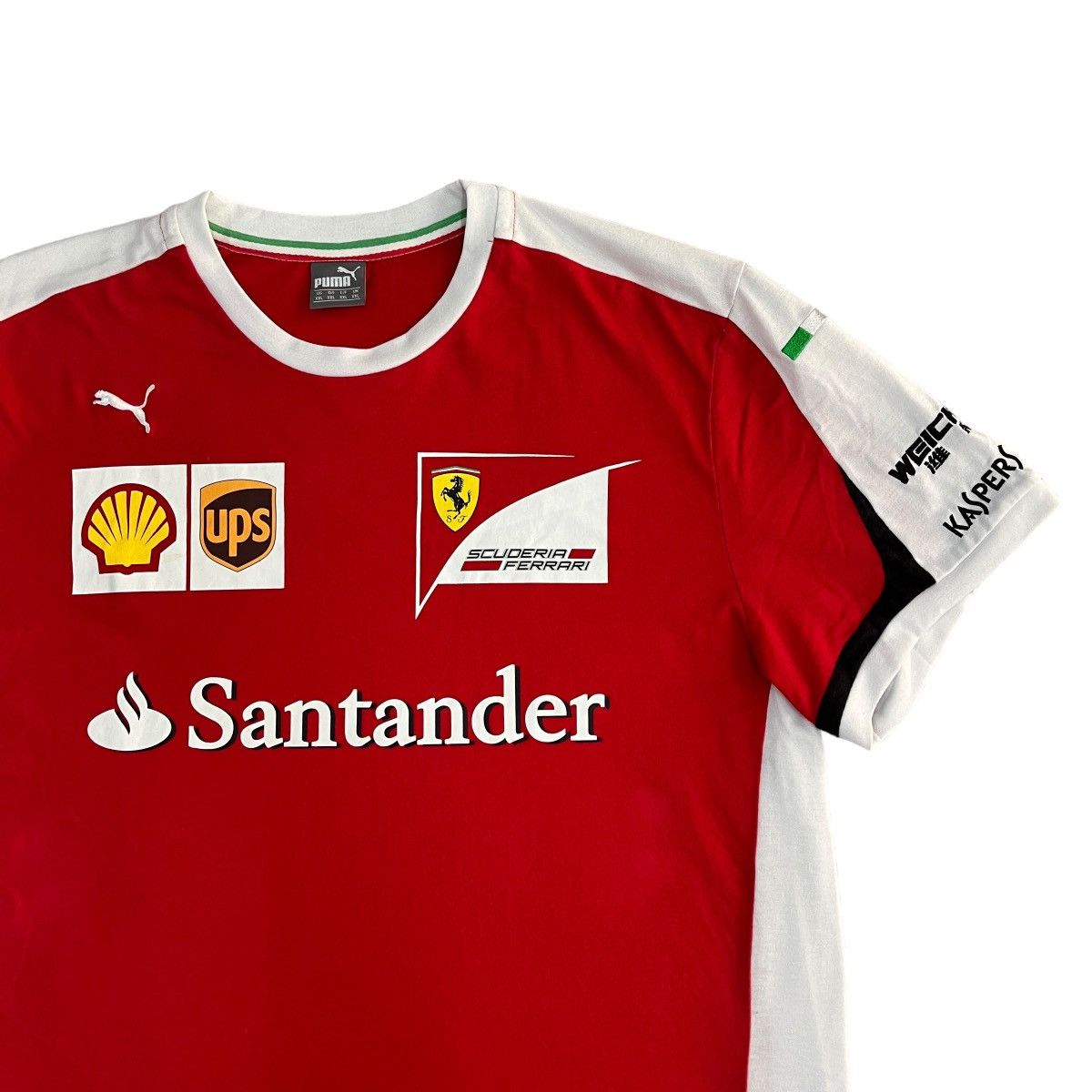 NWT hotsell PUMA SANTANDER FERRARI F-1 RED JERSEY