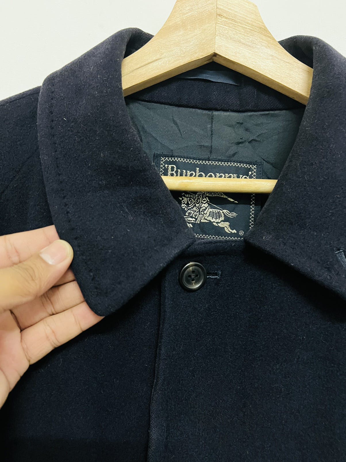 Burberry Vintage Burberry Wool & Cashmere Trench Coat | fasa_tga