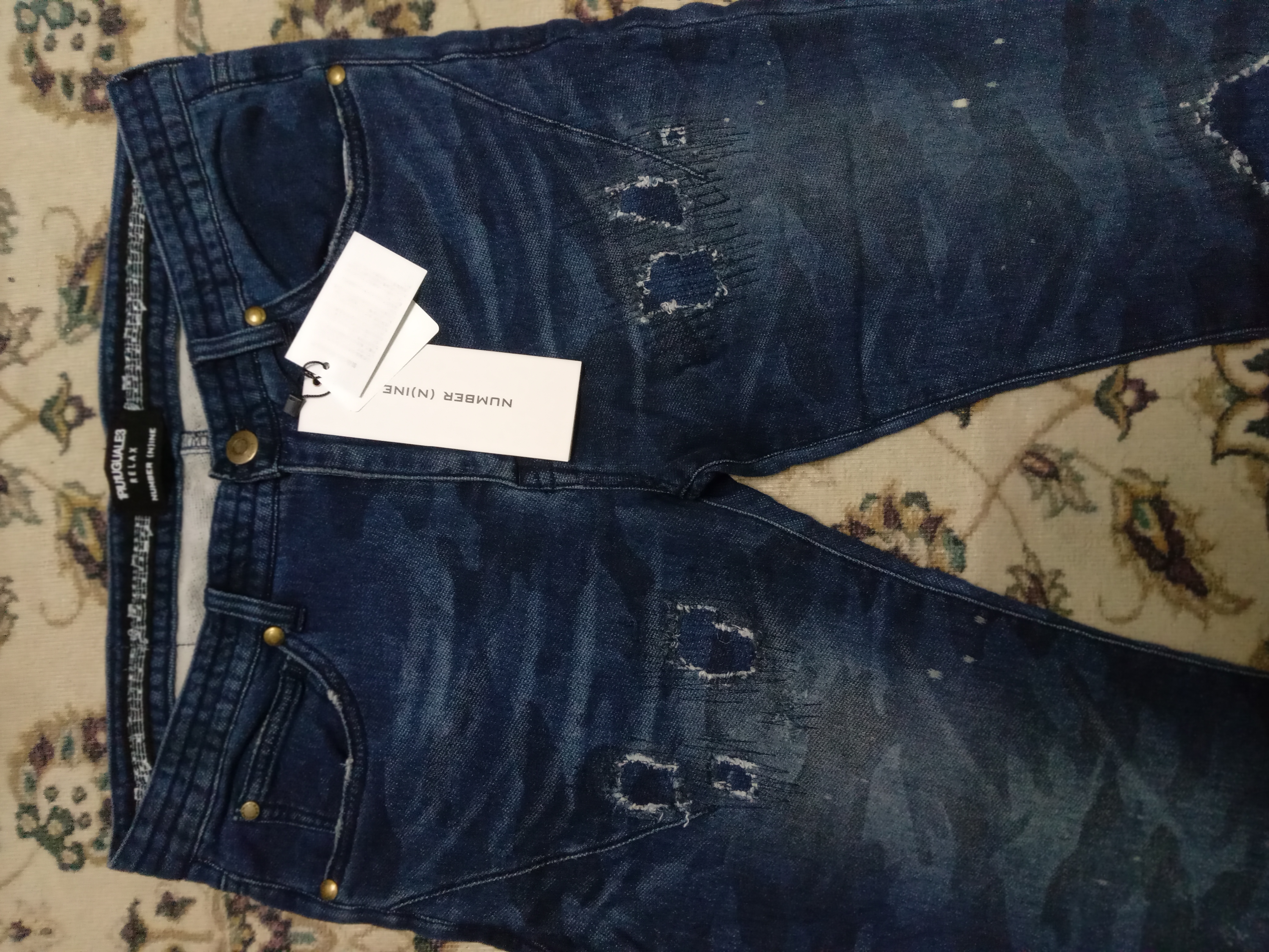 New Jeans まとめ売り Zara The New Daddy Signature Denim Size 4 Wide | Depop