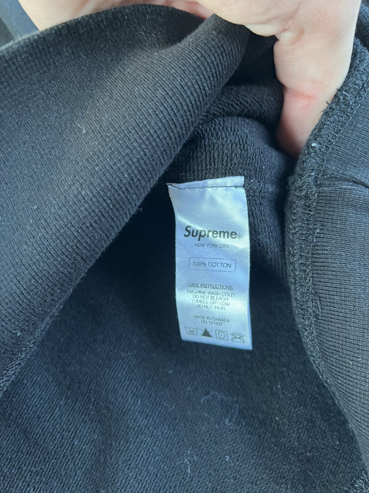 Supreme Supreme Marathon Crewneck SS14 Black | kchype