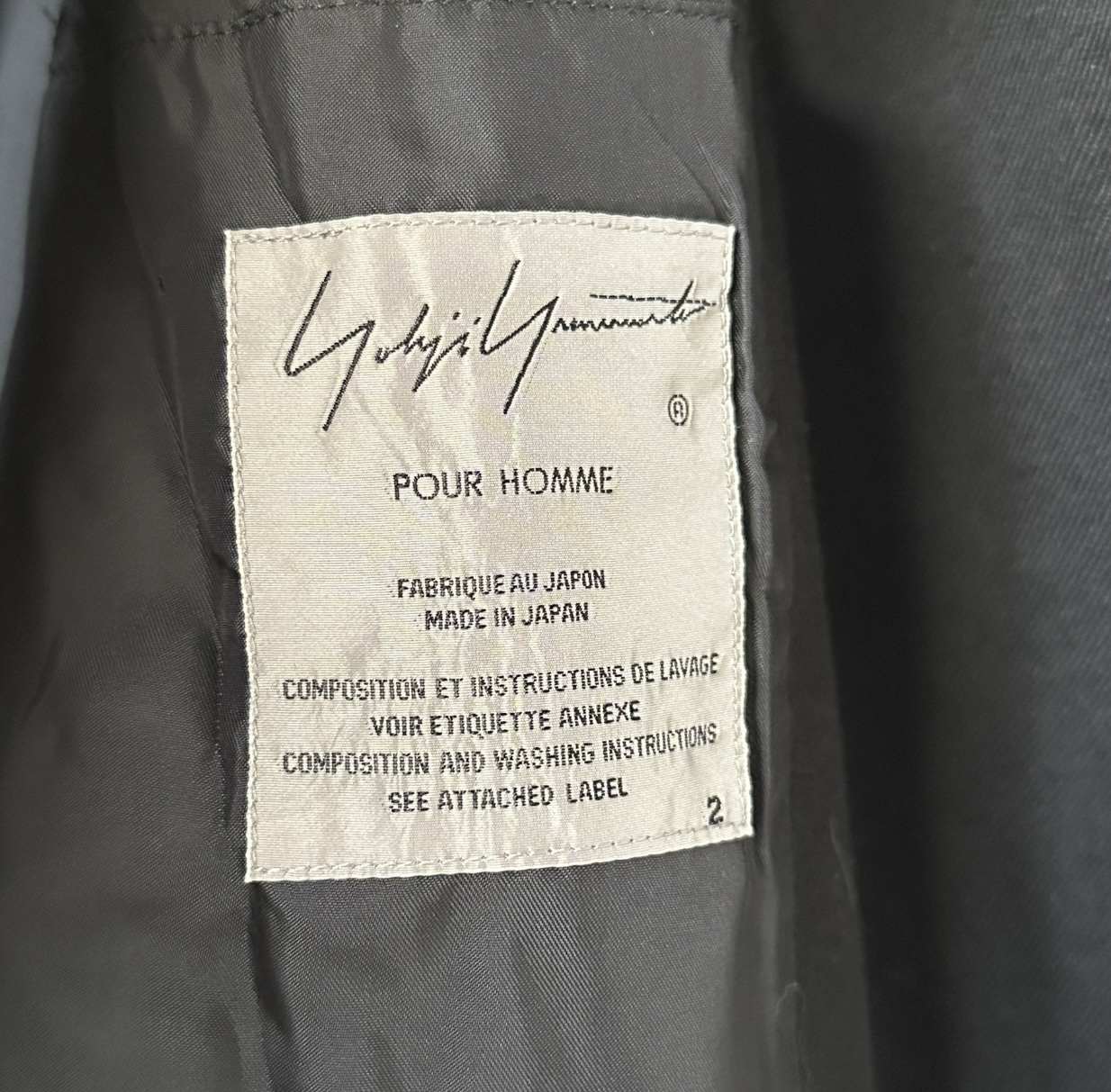 Yohji Yamamoto Yohji yamamoto 19AW dictionary coat
