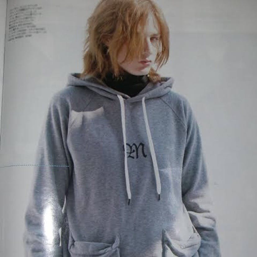 NUMBER (N)INE SS06 Exclusive Men's Non-no Angle Wing Cargo Hoodie