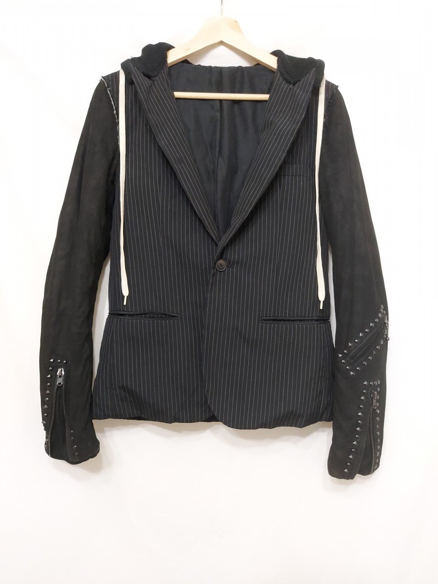 NUMBER (N)INE AW05 FW05 The High Streets Hybrid Hooded Blazer