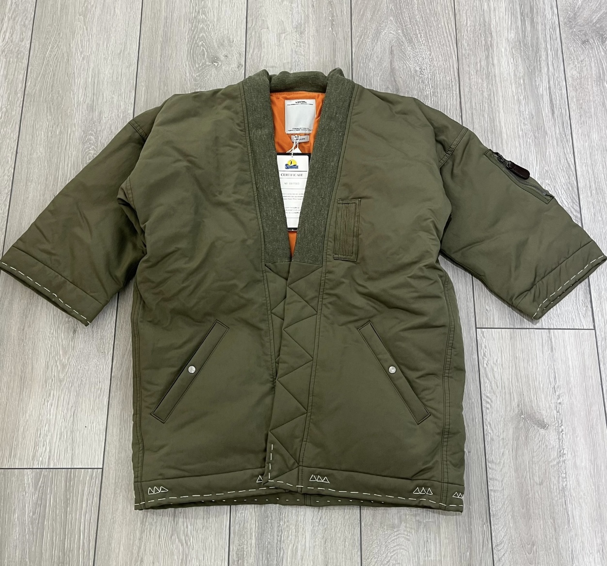 visvim Visvim 17fw sanjuro kimono down jacket | ubvintage | REVERSIBLE