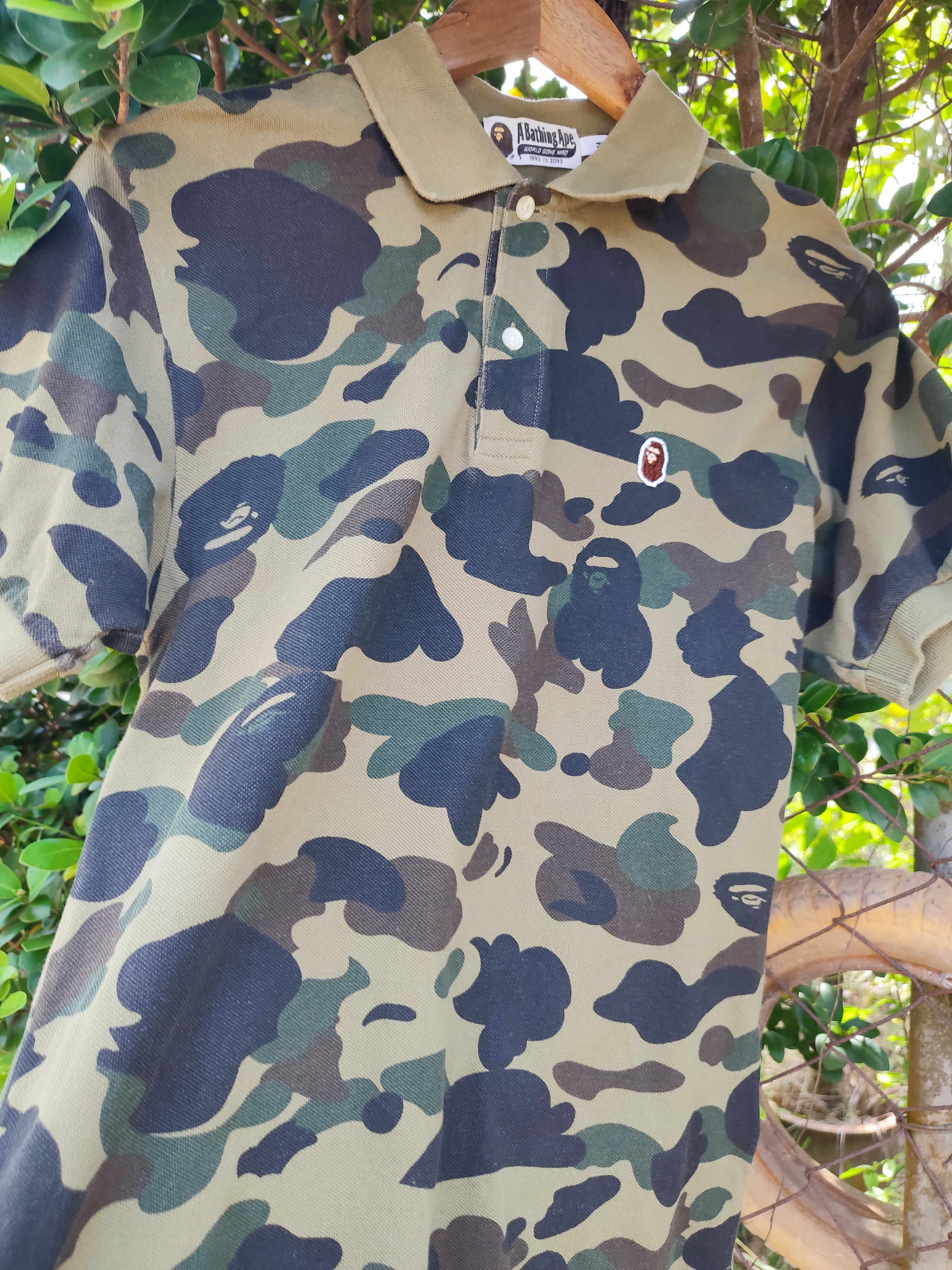 A BATHING APE® BAPE 1st Camo One Point Polo | arthriftology