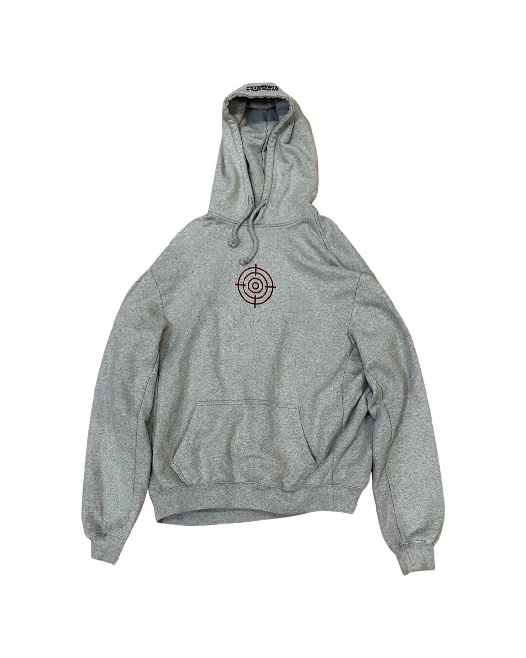 VETEMENTS 11 eleven inch gun club hoodie homme | c99 | REVERSIBLE