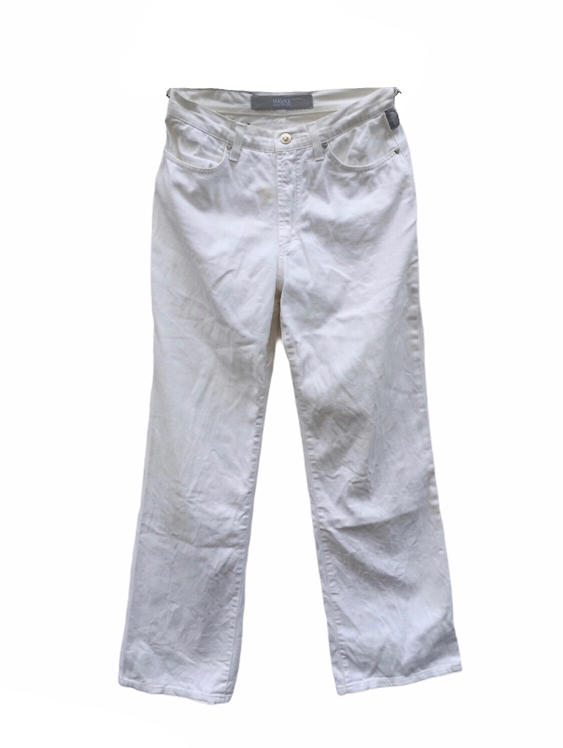 VERSACE Versace Jeans Couture White Jeans | jrlhzq | REVERSIBLE