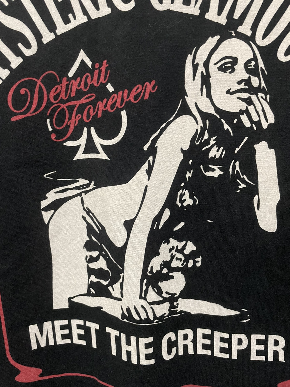 Hysteric Glamour Hysteric Glamour Meet The Creeper Chesy Logo Tee 