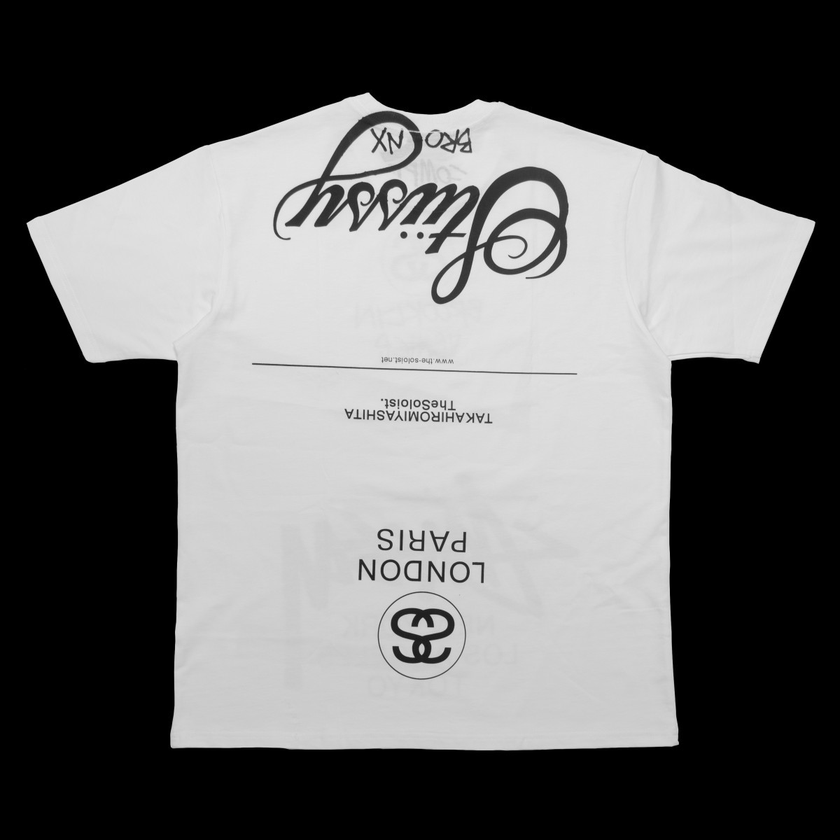 Stüssy 40th ANNIVERSARY Tee White | arwww | REVERSIBLE