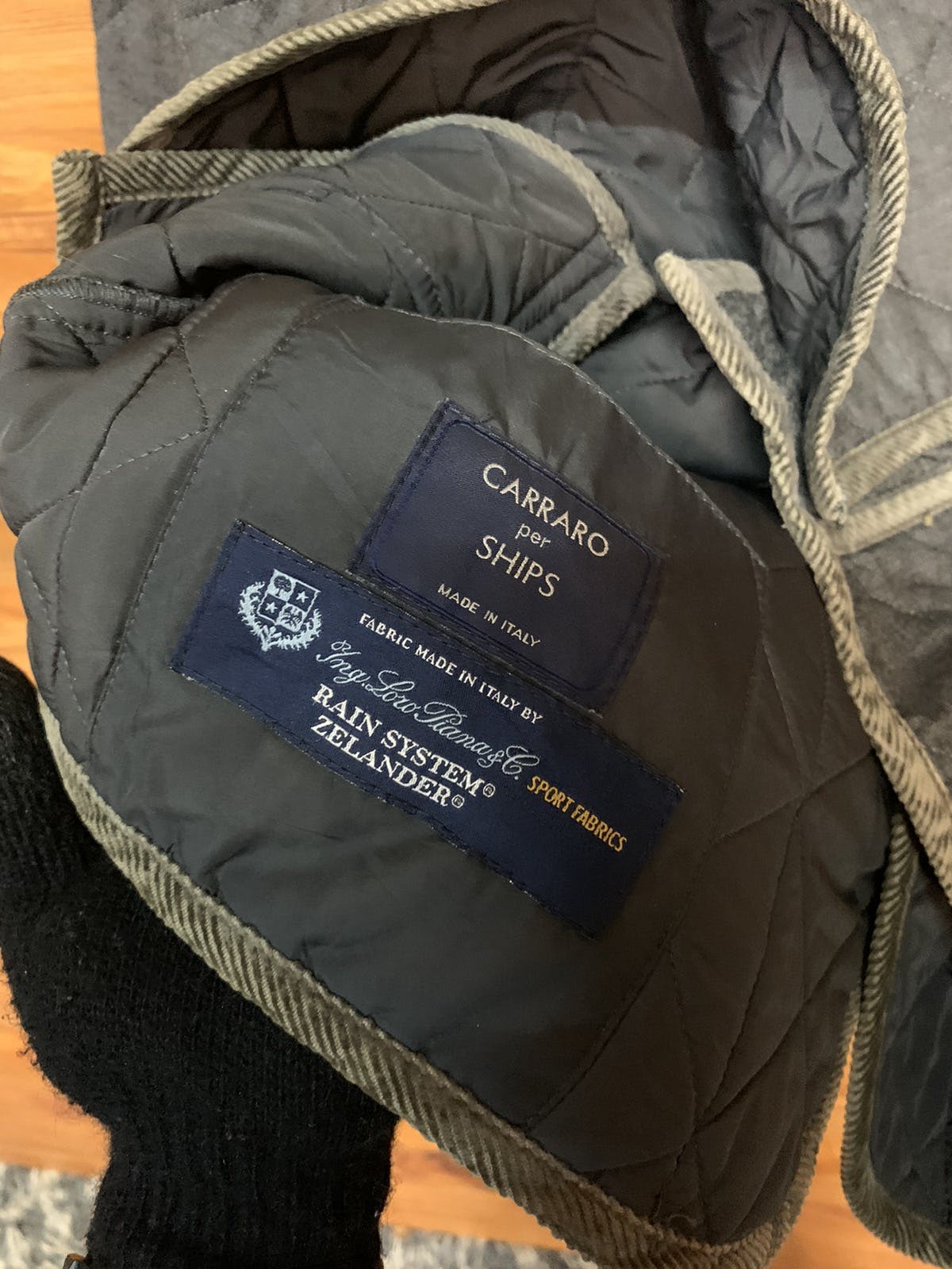 Other Designers Ships - Carraro Ship Quilted Jacket Made In Italy 
