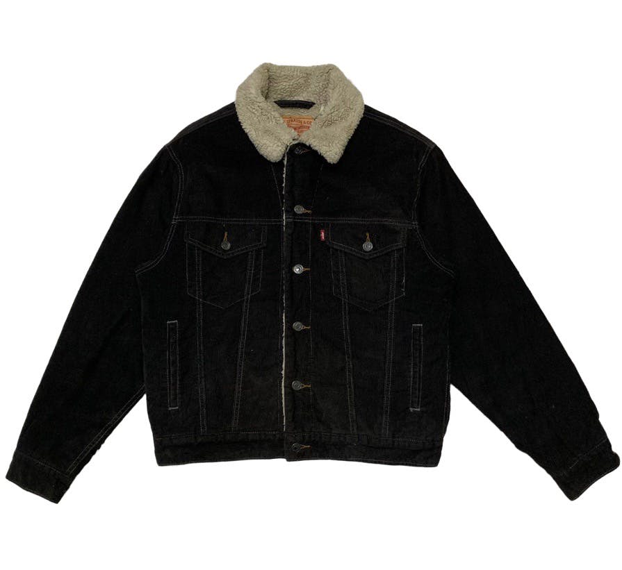 Levi s Levis 70520 Standard Trucker Sherpa Jacket afzahamastore REVERSIBLE