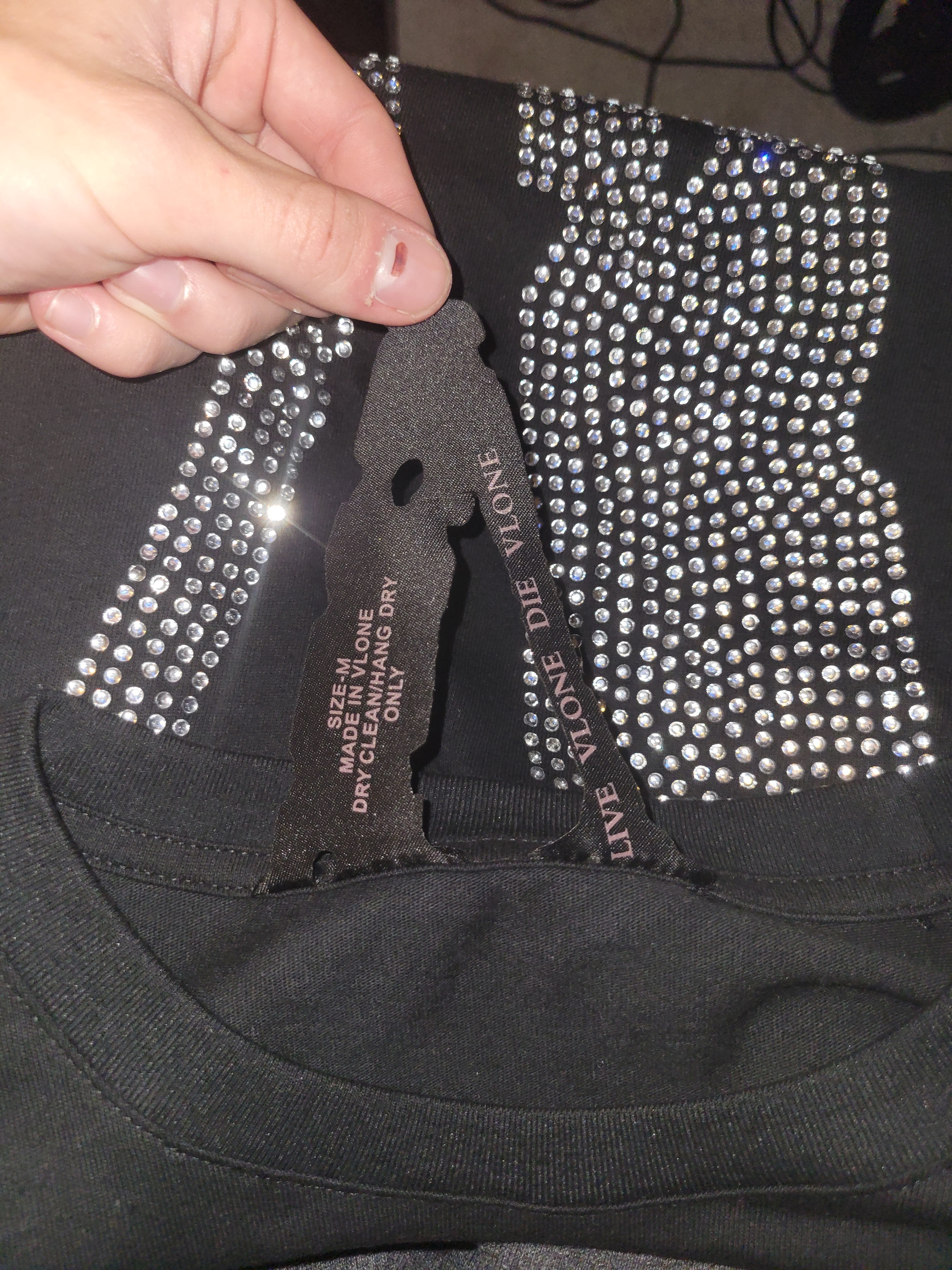 Other Designers Vlone VLONE x Swarovski Rhinestone Friends Tee