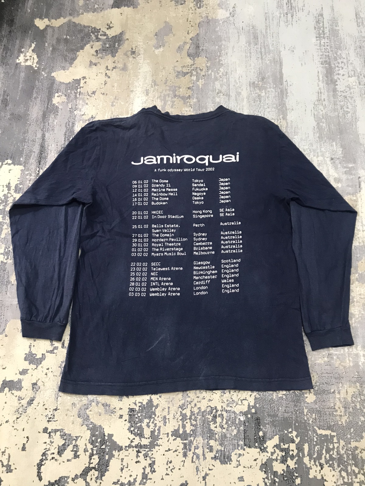 Other Designers Tour Tee - Vintage Jamiroquai Tour 2002 Long