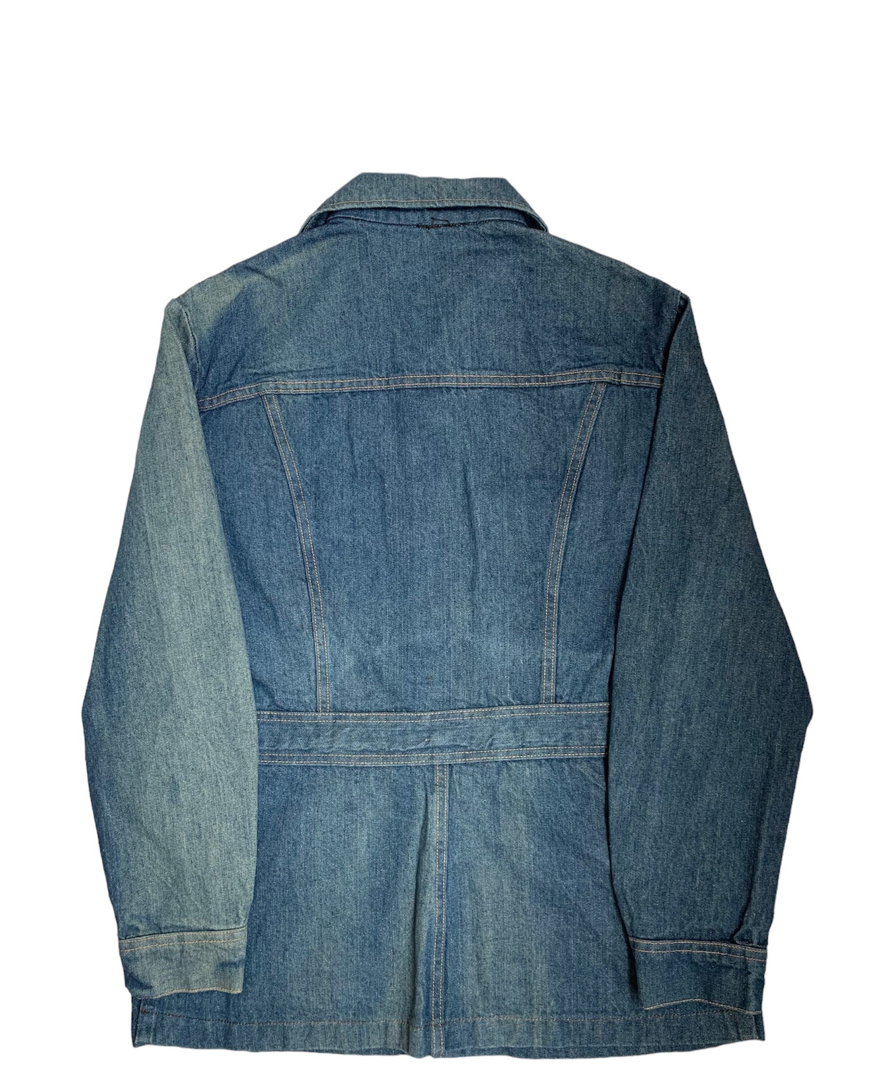 Other Designers Vintage 70//80s Lee Safari Denim Jacket Made