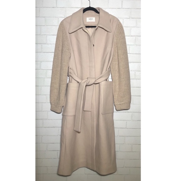 Ba&sh calas knit hotsell coat