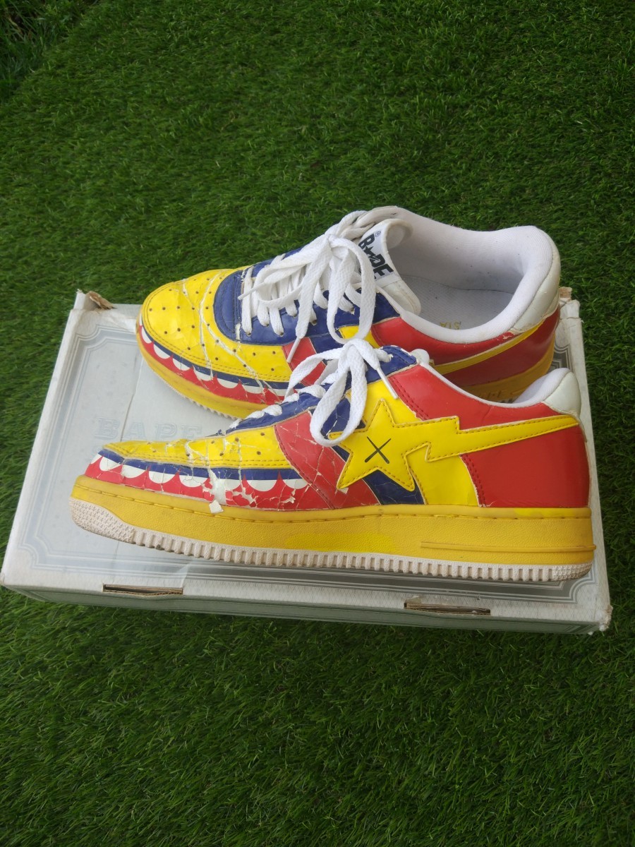 Ape Shoes Bape X Kaws Bapesta A BATHING APE® 2006 A Bathing Ape X Kaws