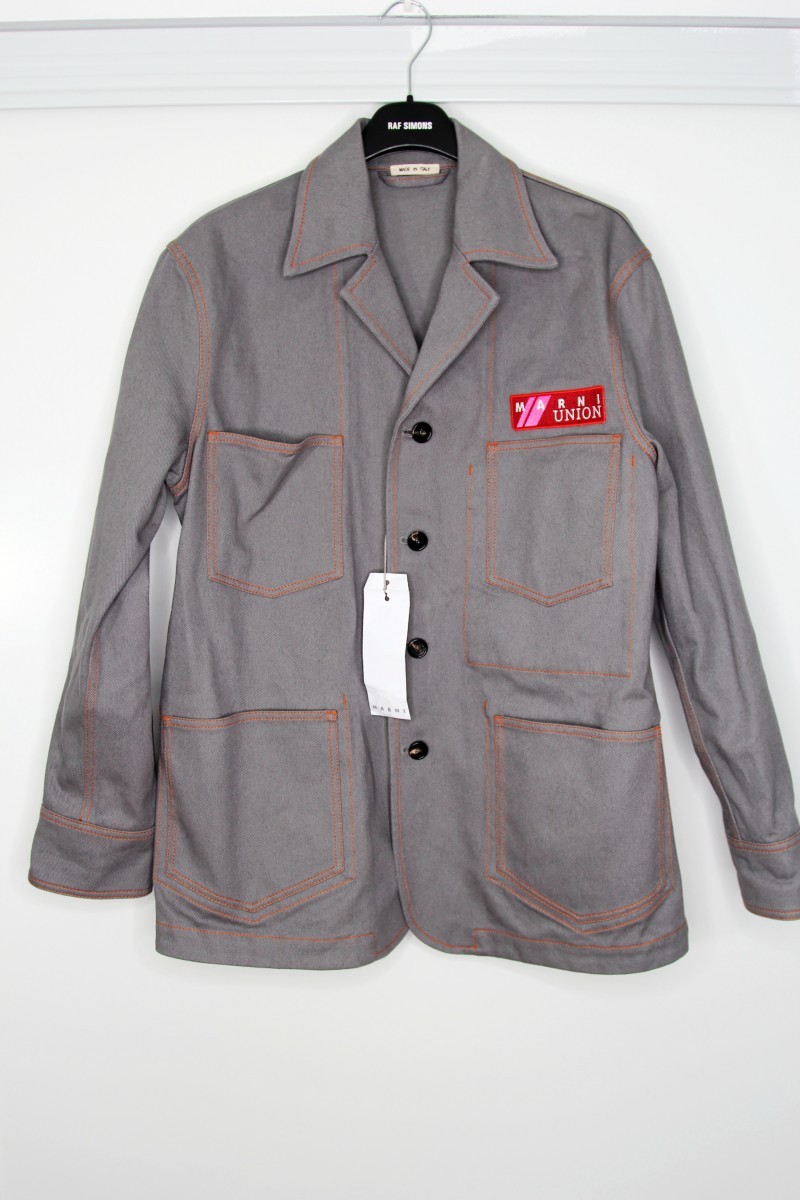 Marni SS19 MARNI x UNION COTTON DRILL CHORE COAT JACKET | calif 