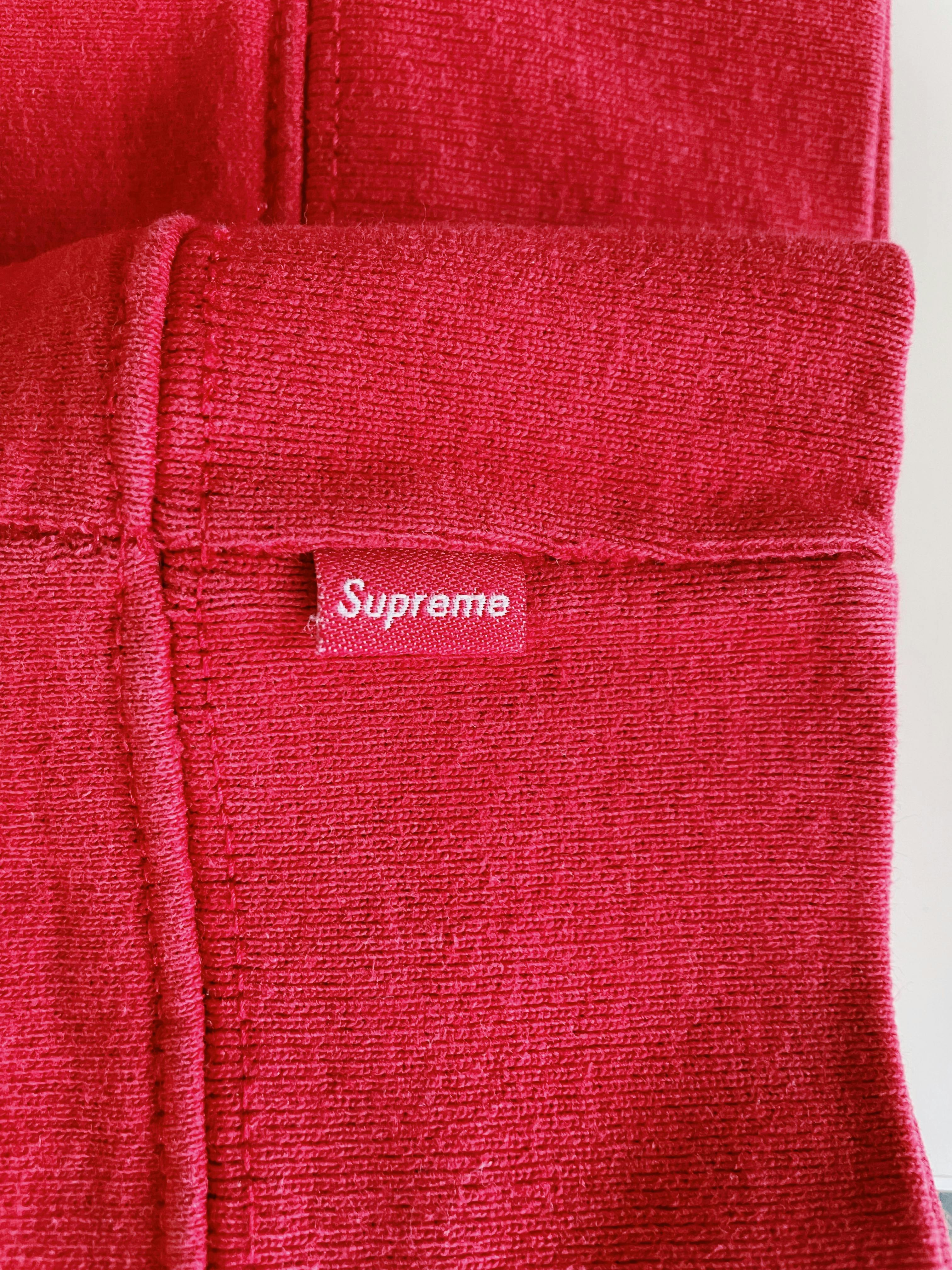 Supreme Side Logo Red shops Sweatshirt M