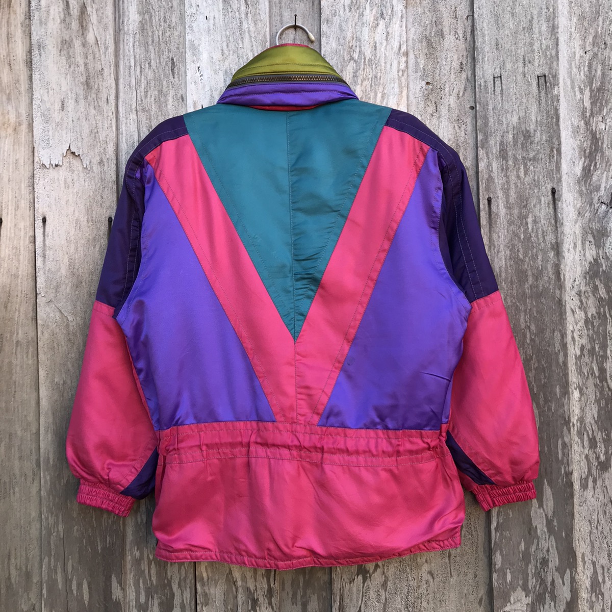 Colmar Vintage Womens Purple Retro Ski Jacket sold Size S US 6 W/ Zebras And Stripes