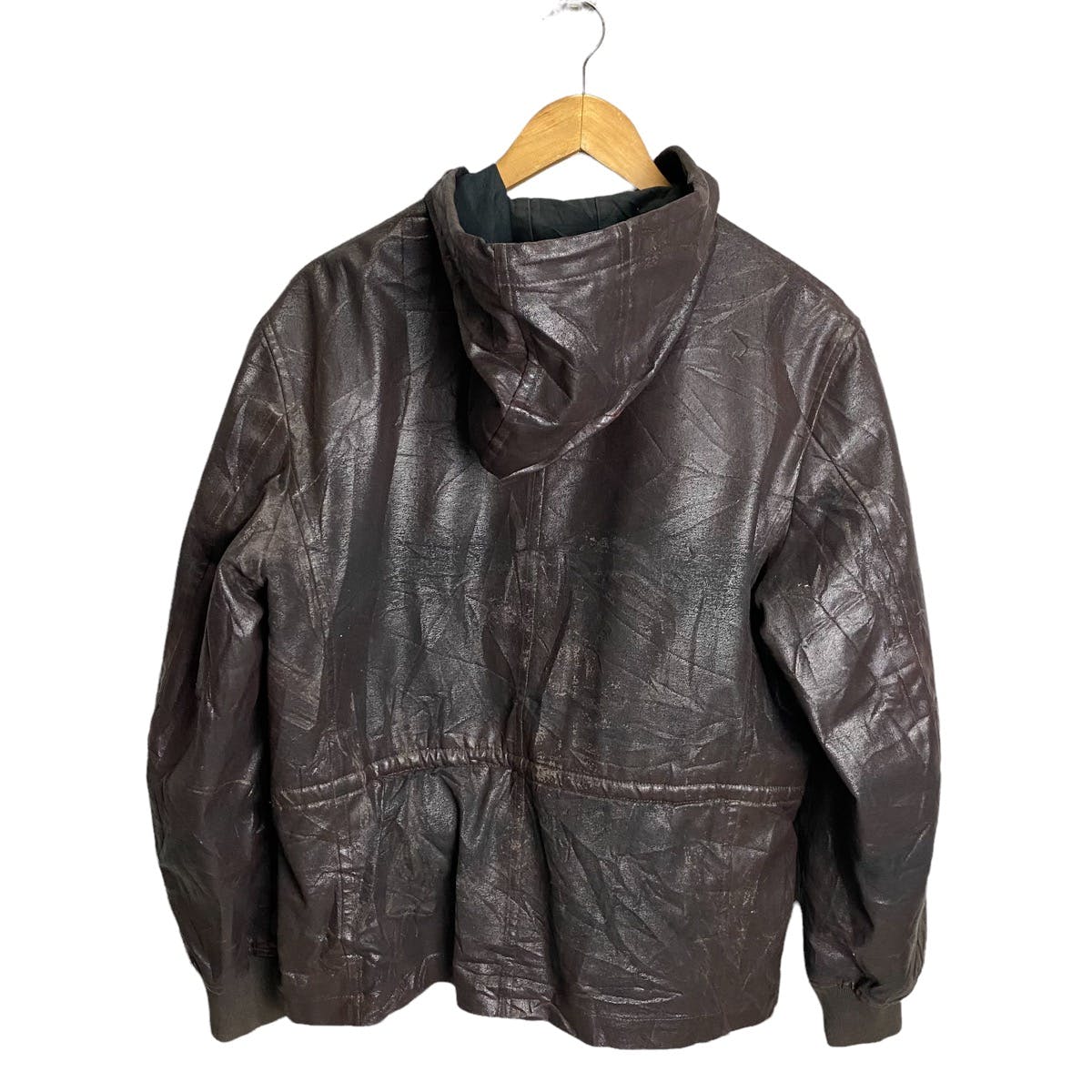 Comme Des Garçons AD1999 vintage CDG Homme coated hoodie jacket