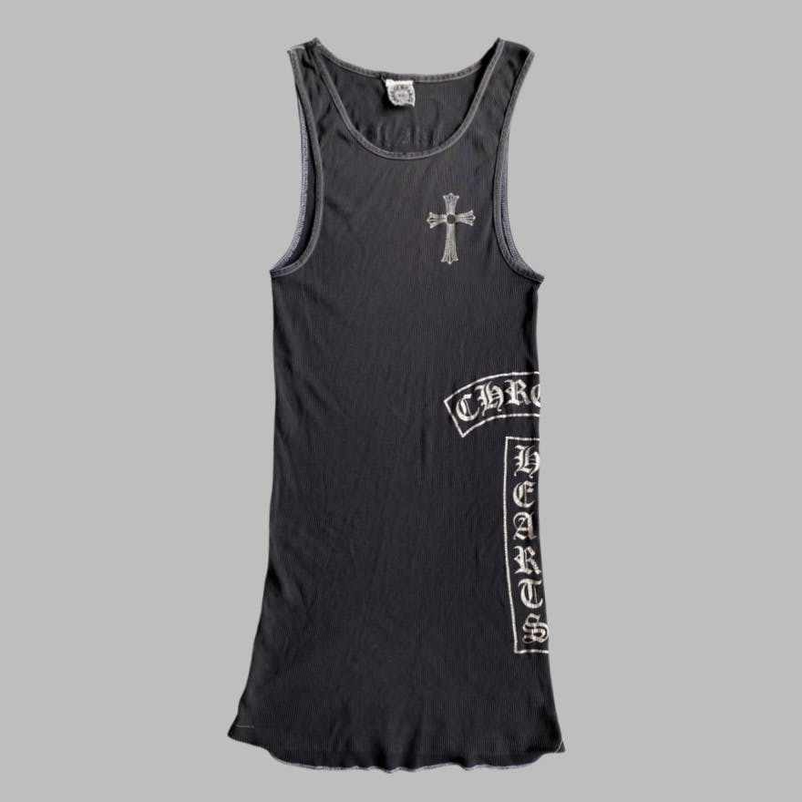 Chrome Hearts Vintage Chrome Hearts Fuck You Black Ribbed