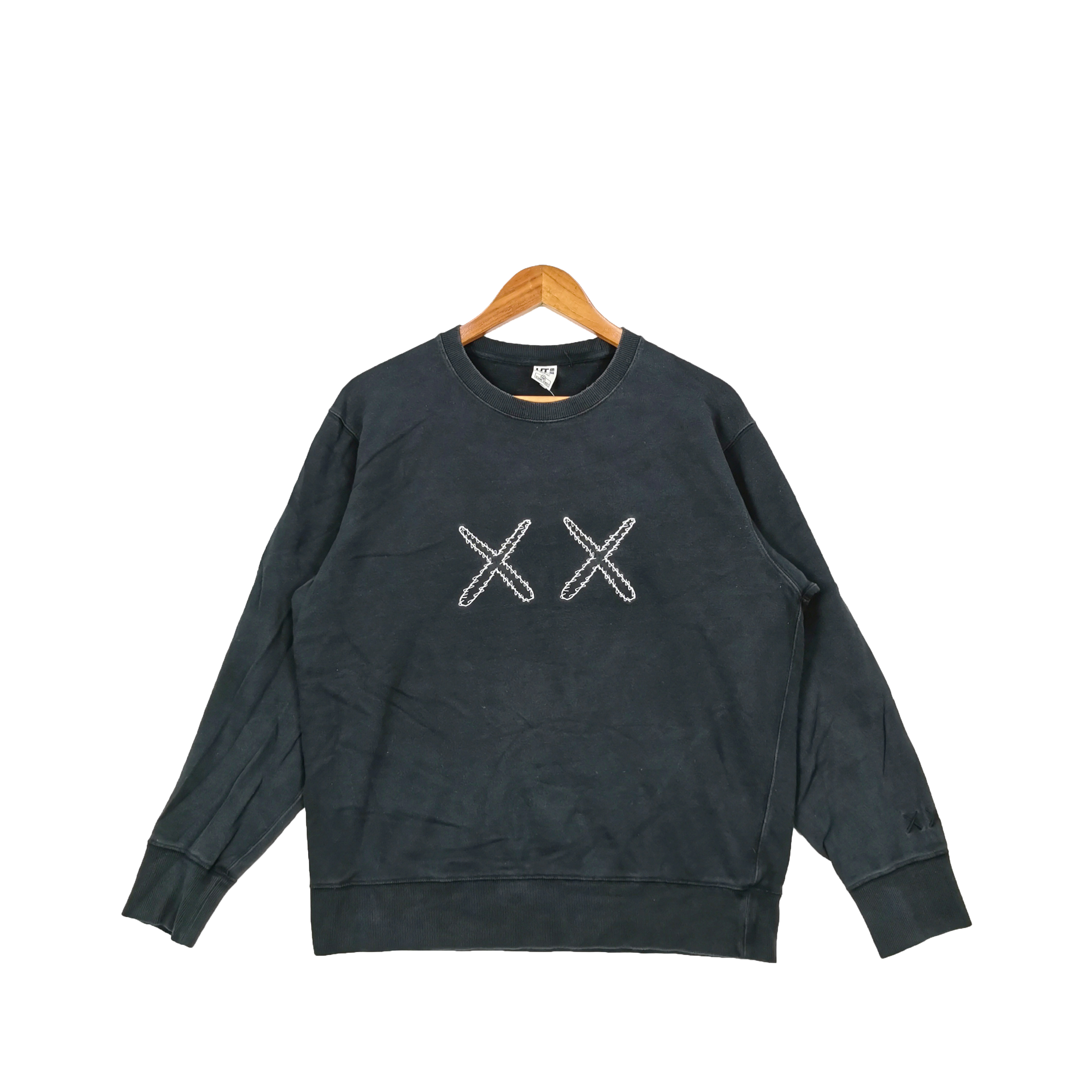 Kaws x sesame street black sweatshirt online