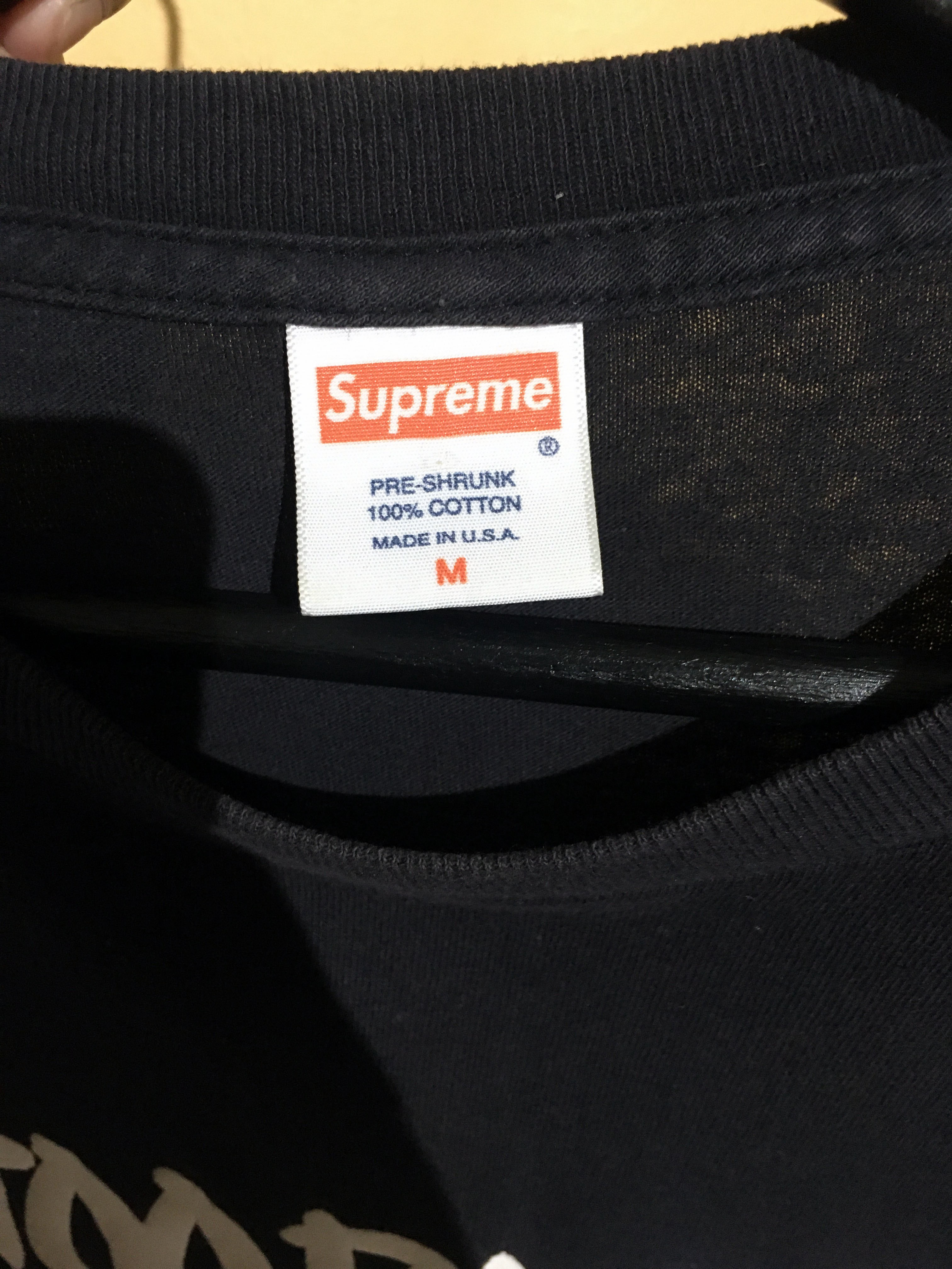 Supreme Too Black Too Strong Tee | dennislimbo | REVERSIBLE