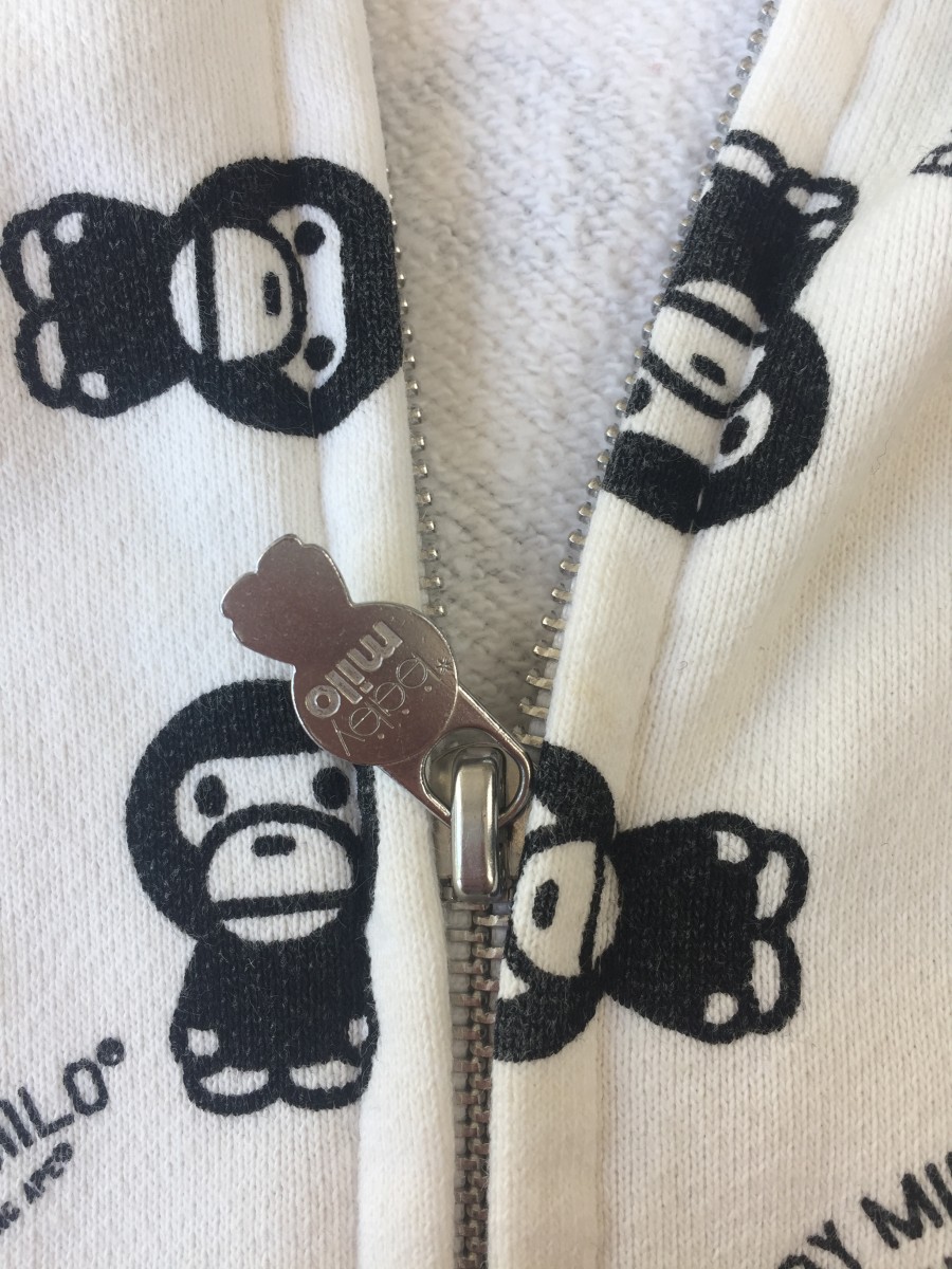 A BATHING APE® Bape Baby Milo All Over Print Fullzip froxento